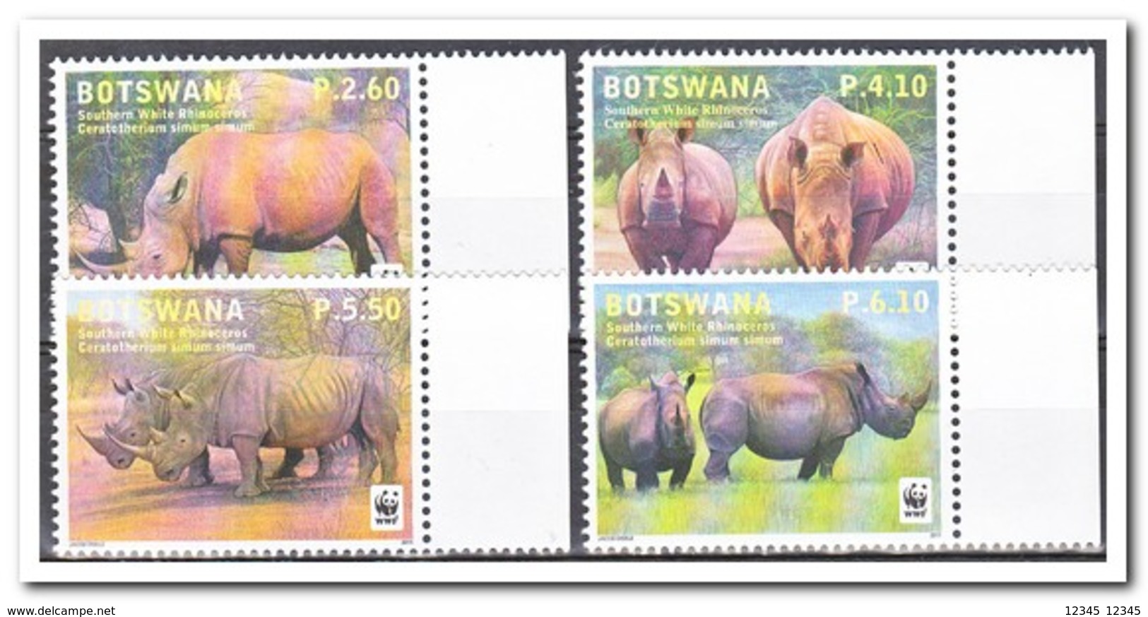 Botswana 2011, Postfris MNH, WWF - Botswana (1966-...)