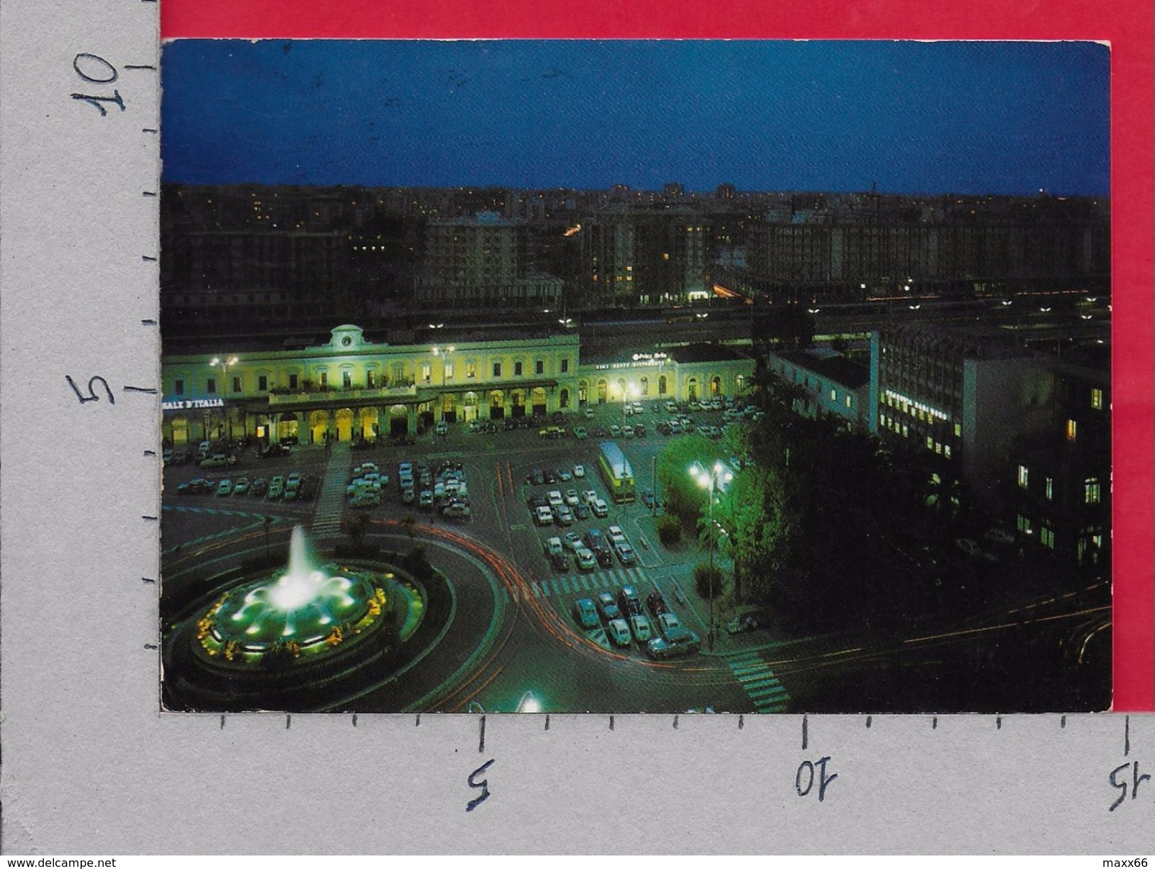 CARTOLINA VG ITALIA - BARI - Panorama Notturno - 10 X 15 - ANN. 1981 - Bari