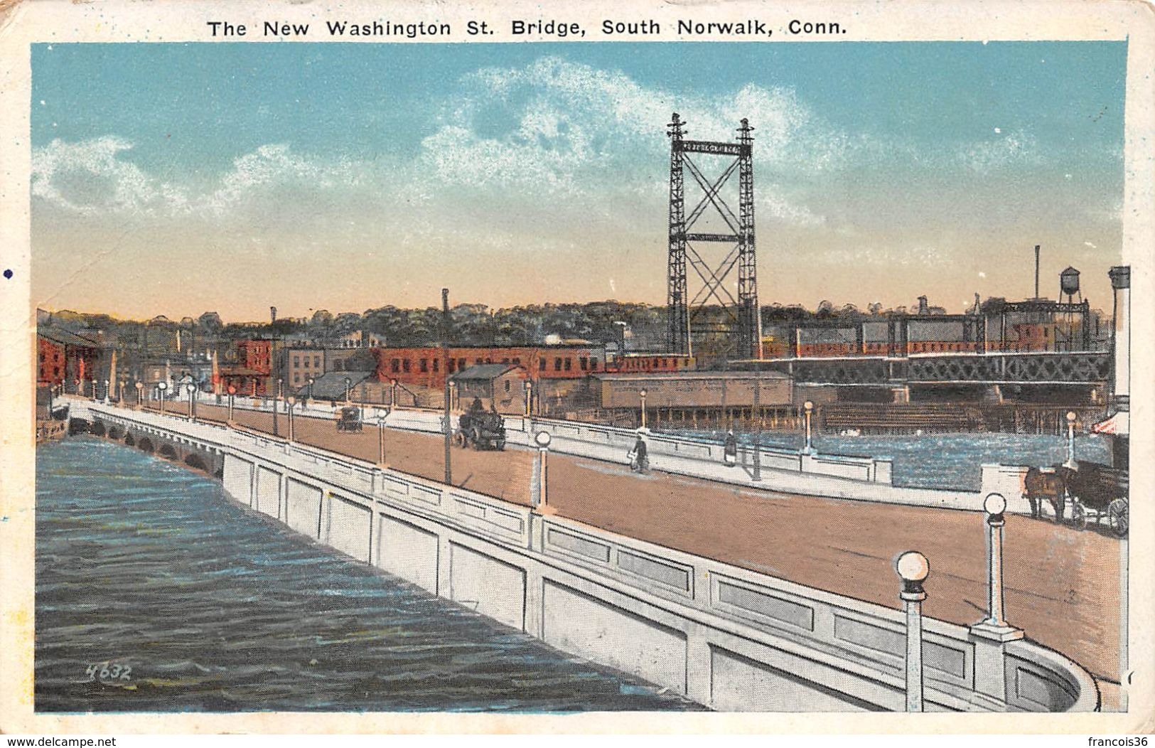 USA - South Norwalk - The New Washington St Bridge - Norwalk