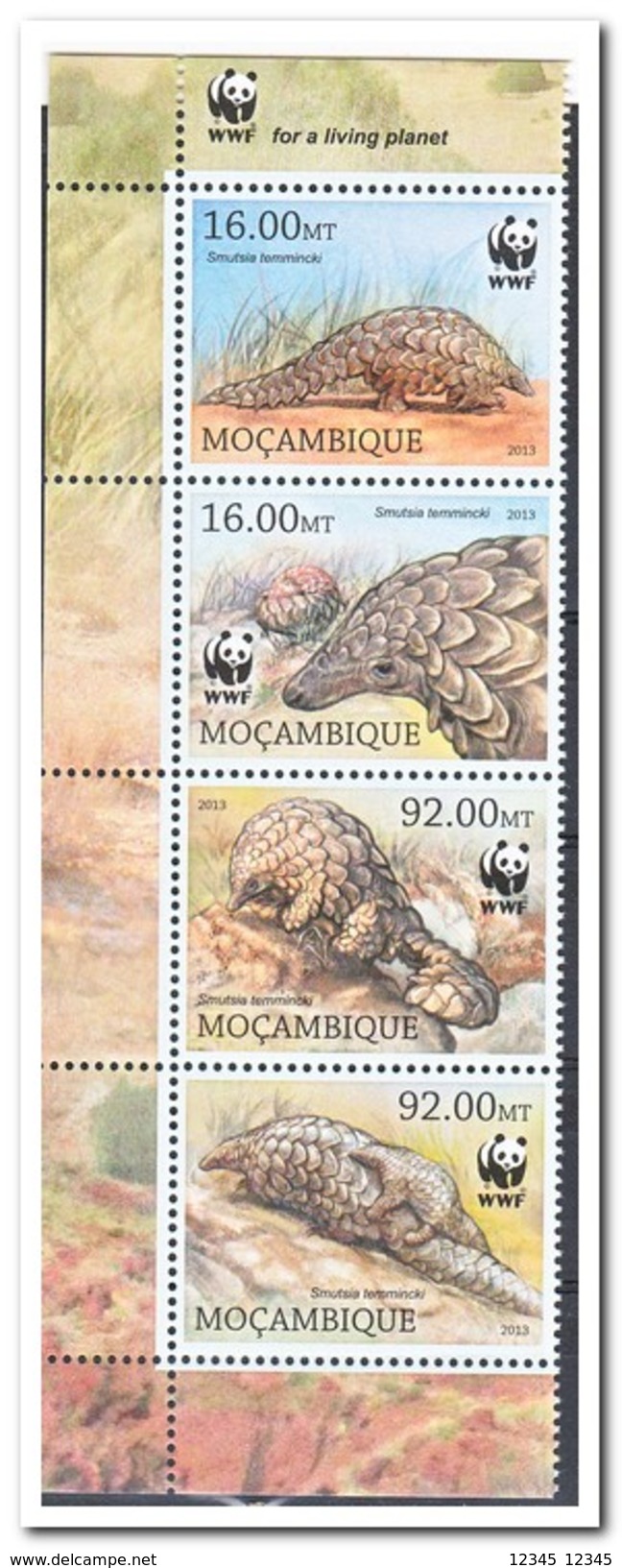 Mozambique 2013, Postfris MNH, WWF - Maldiven (1965-...)