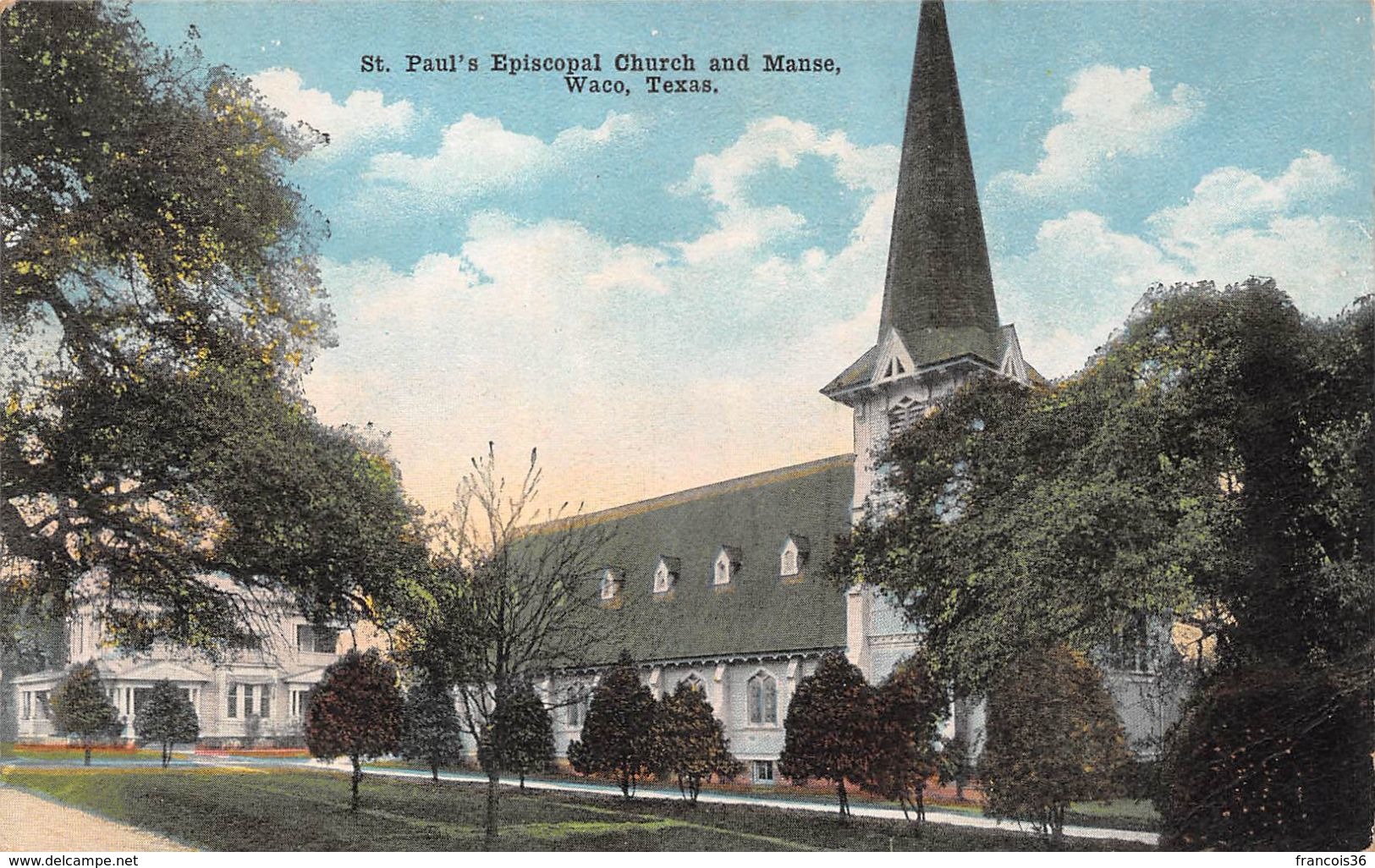 USA - Waco - St Paul's Episcopal Church And Manse - Waco