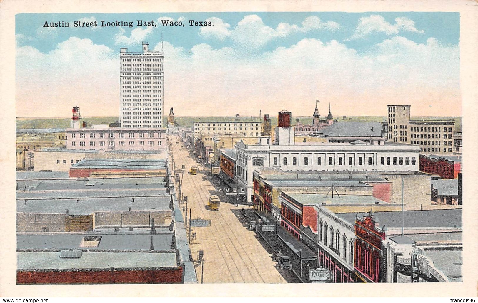 USA - Waco - Austin Street Looking East - Waco