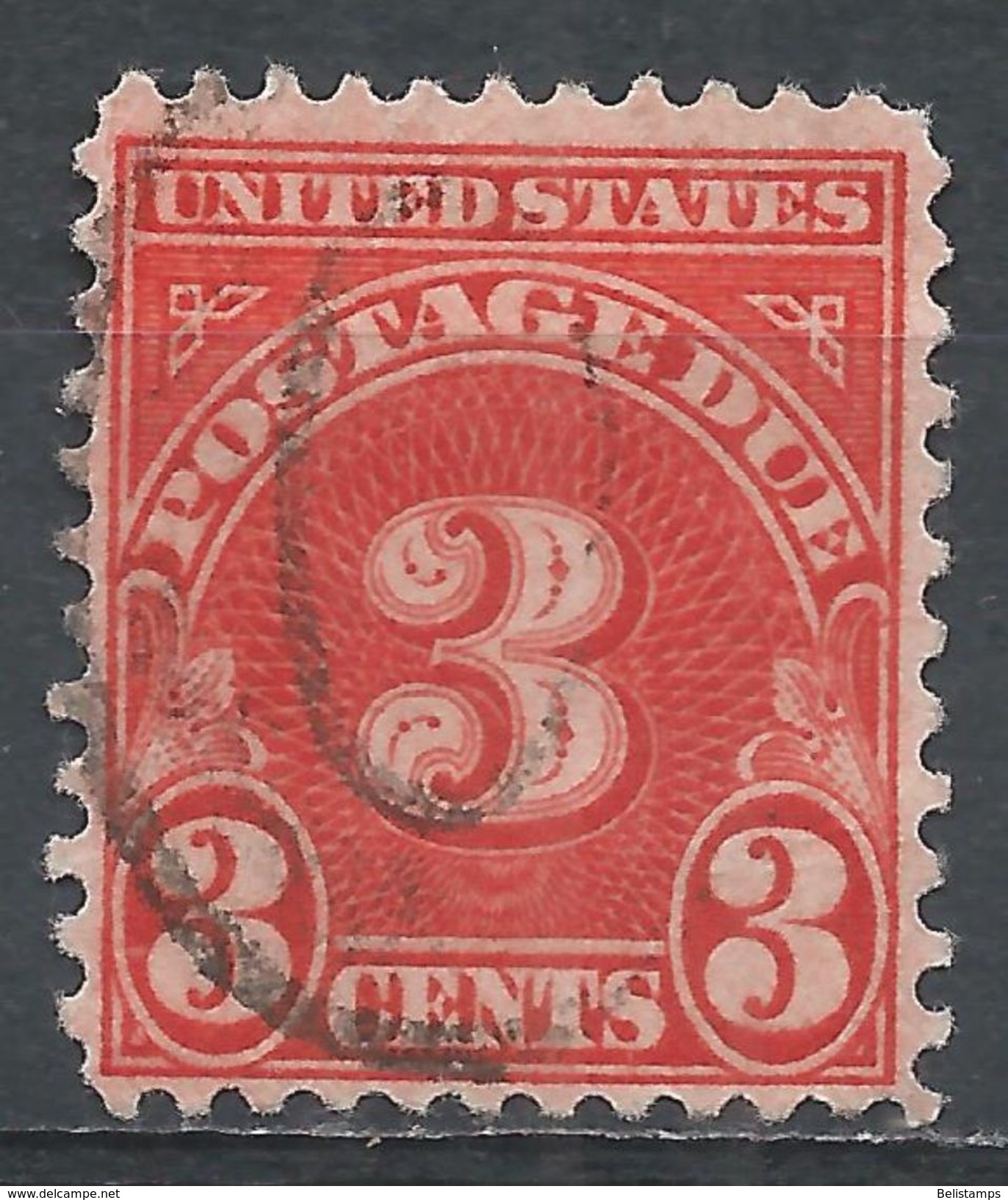 United States 1930. Scott #J72 (U) Numeral Of Value - Taxe Sur Le Port