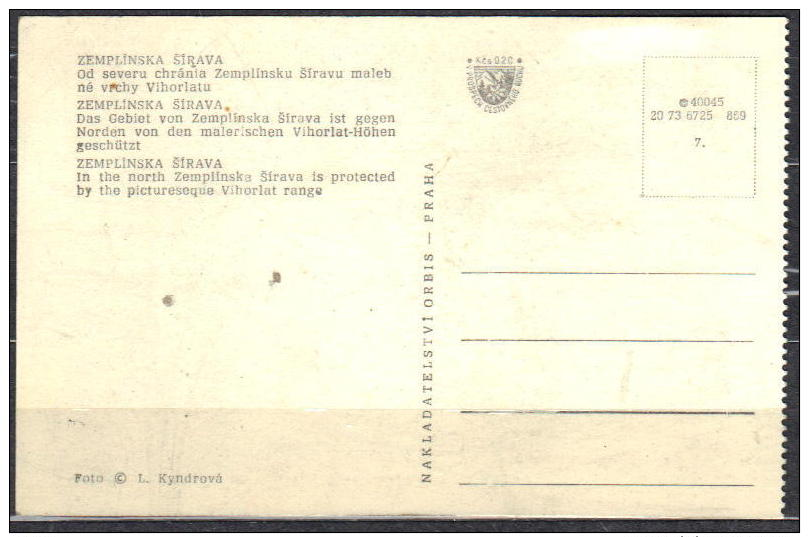 803 / CZ -  ZEMPLINSKA SIRAVA 1965 - Repubblica Ceca