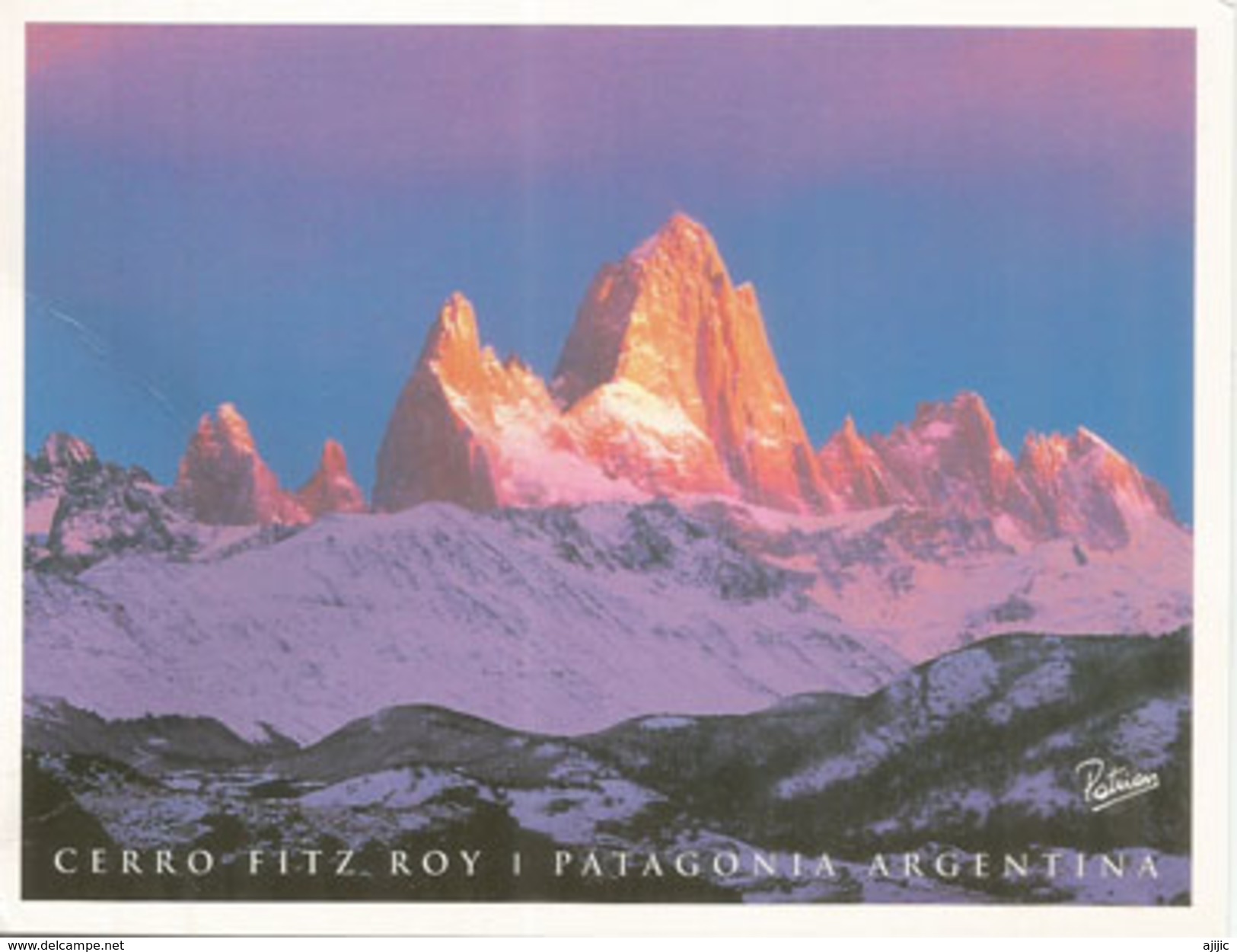 Climbing Mount Fitz Roy,mountain In Patagonia.3405 M, Postcard From Argentina, Sent To Andorra, With Arrival Postmark - Alpinisme