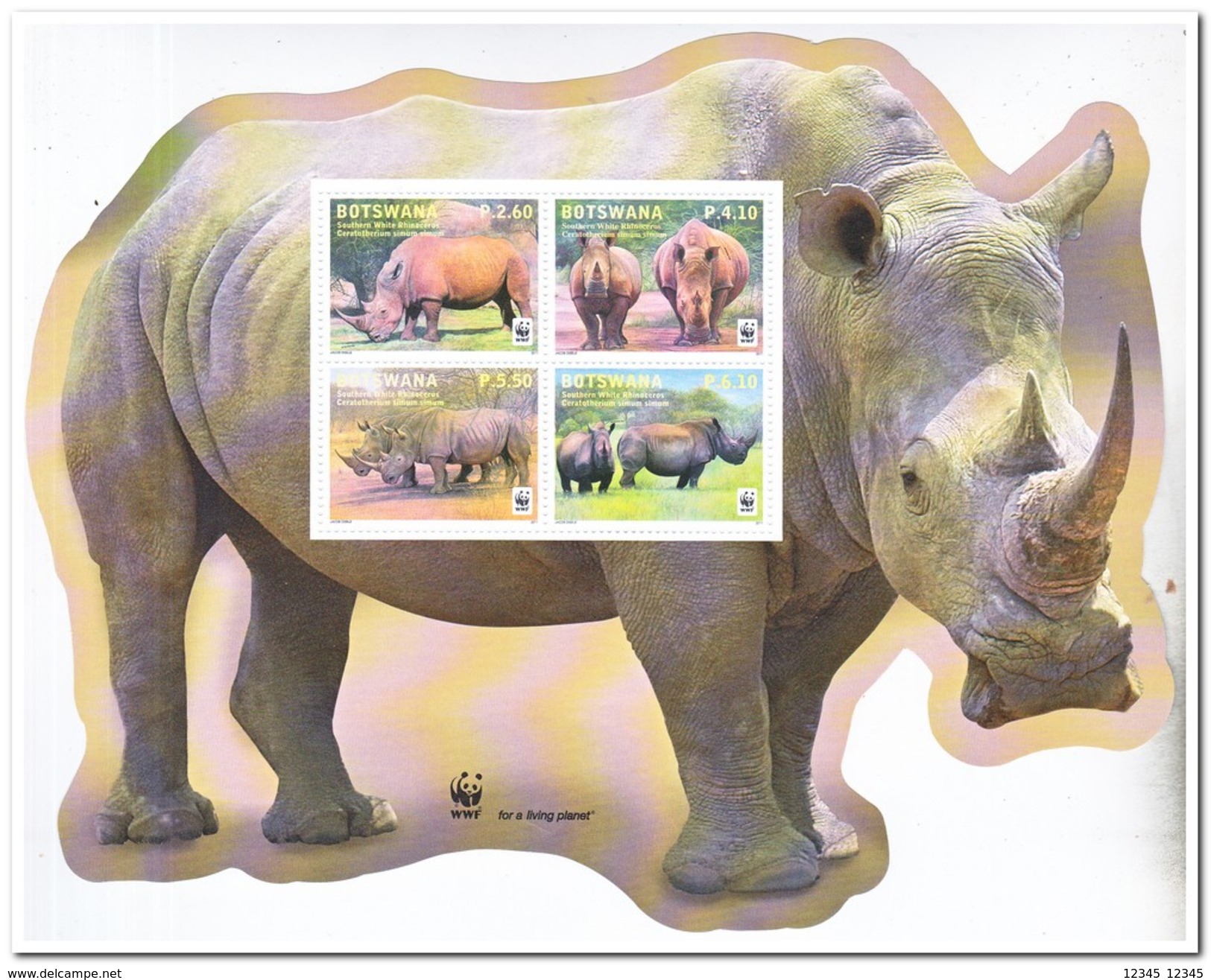 Botswana 2011, Postfris MNH, WWF - Botswana (1966-...)