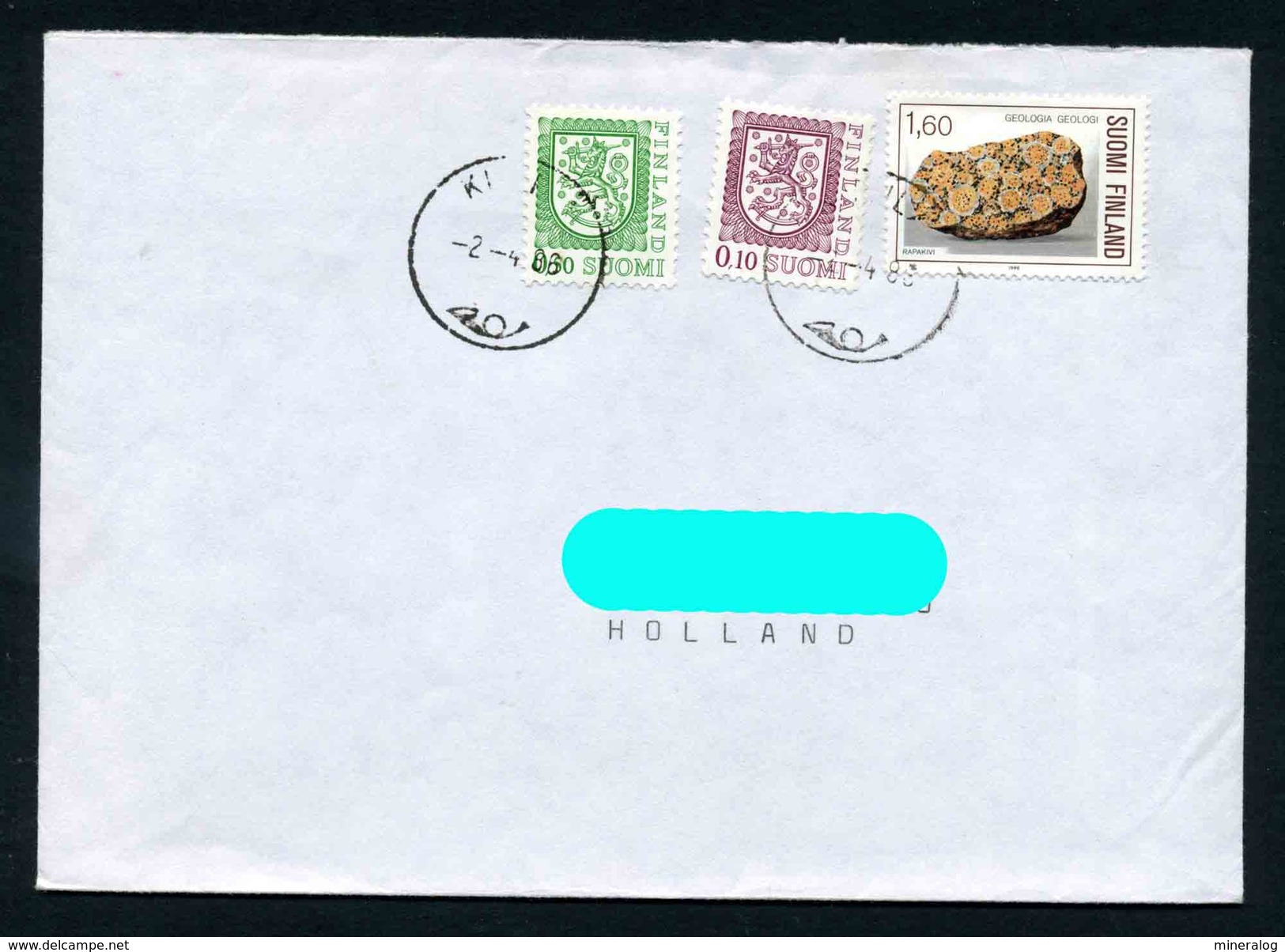 Finland Circulated Cover - Rocks Geology - Mineralien