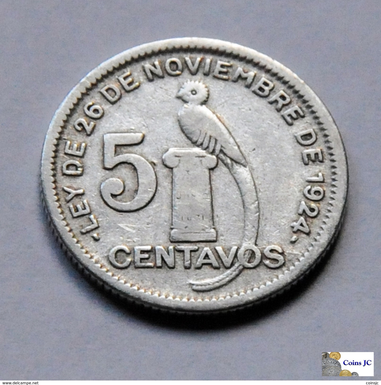 Guatemala - 5 Centavos - 1929 - Guatemala