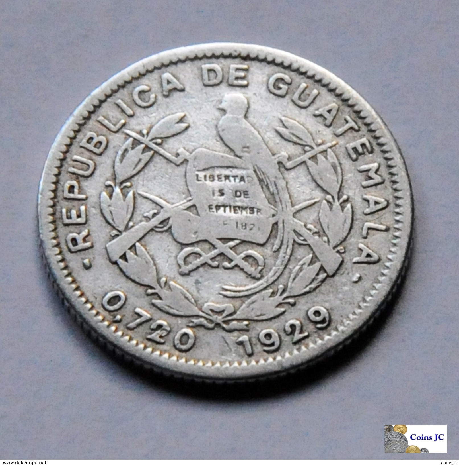 Guatemala - 5 Centavos - 1929 - Guatemala