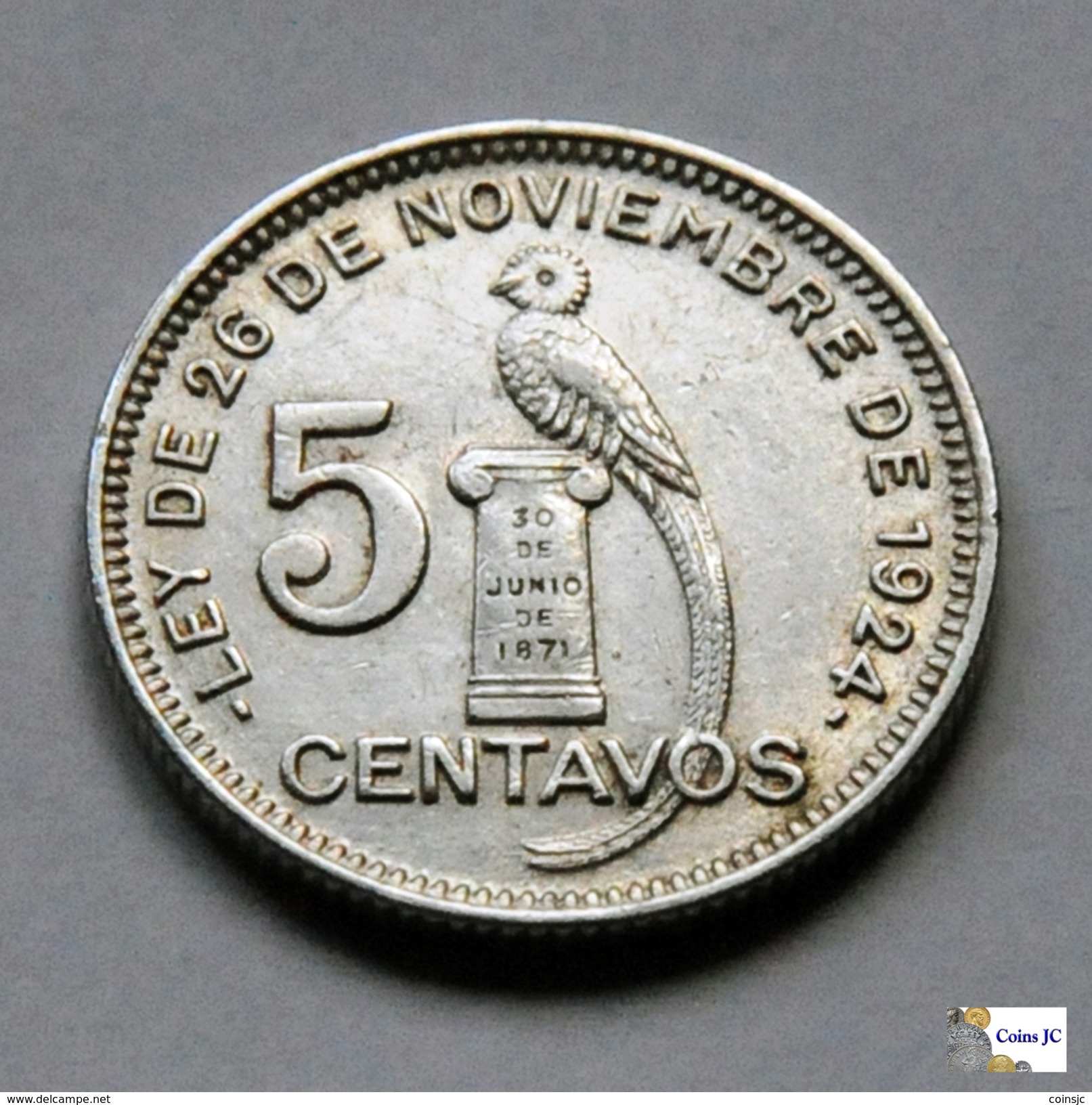 Guatemala - 5 Centavos - 1937 - Guatemala