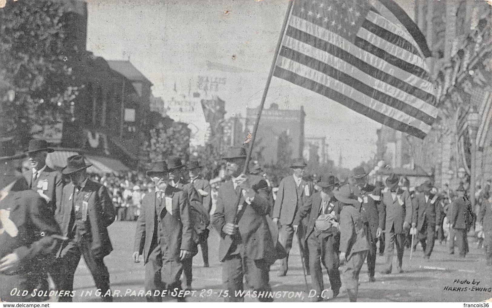 USA - Washington DC - Old Soldiers In G.A.R. Parade September 29-15 - Washington DC