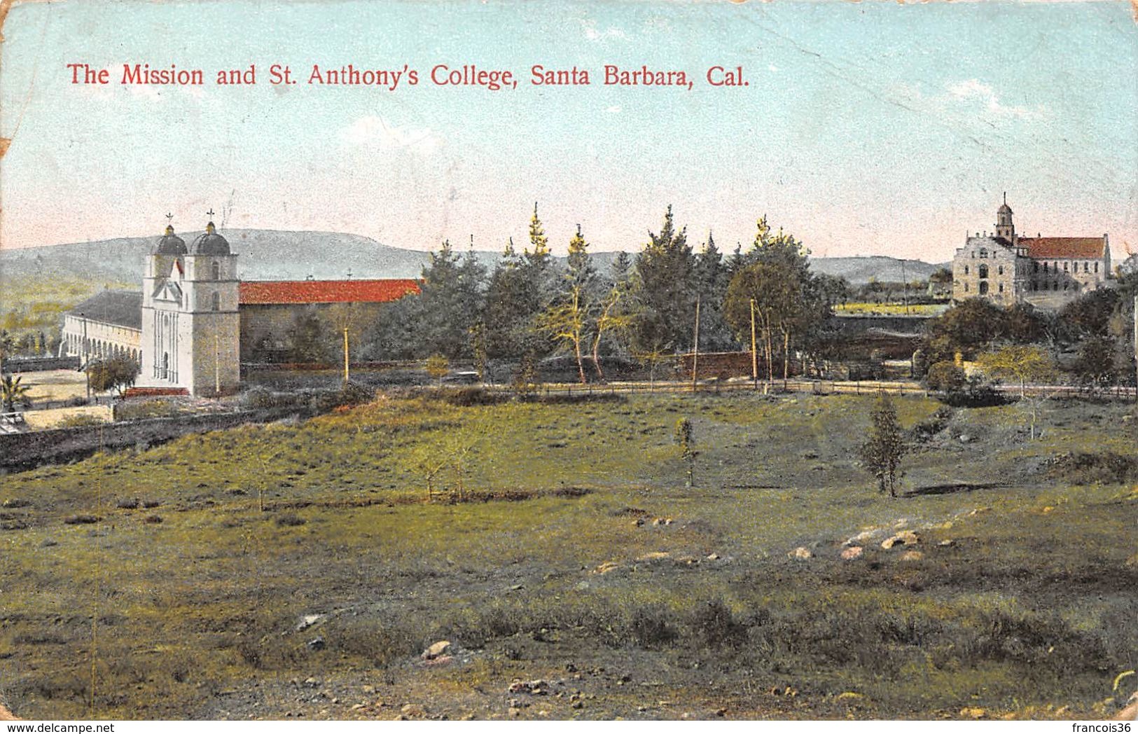 USA - Santa Barbara - The Mission And St Anthony's College - Santa Barbara