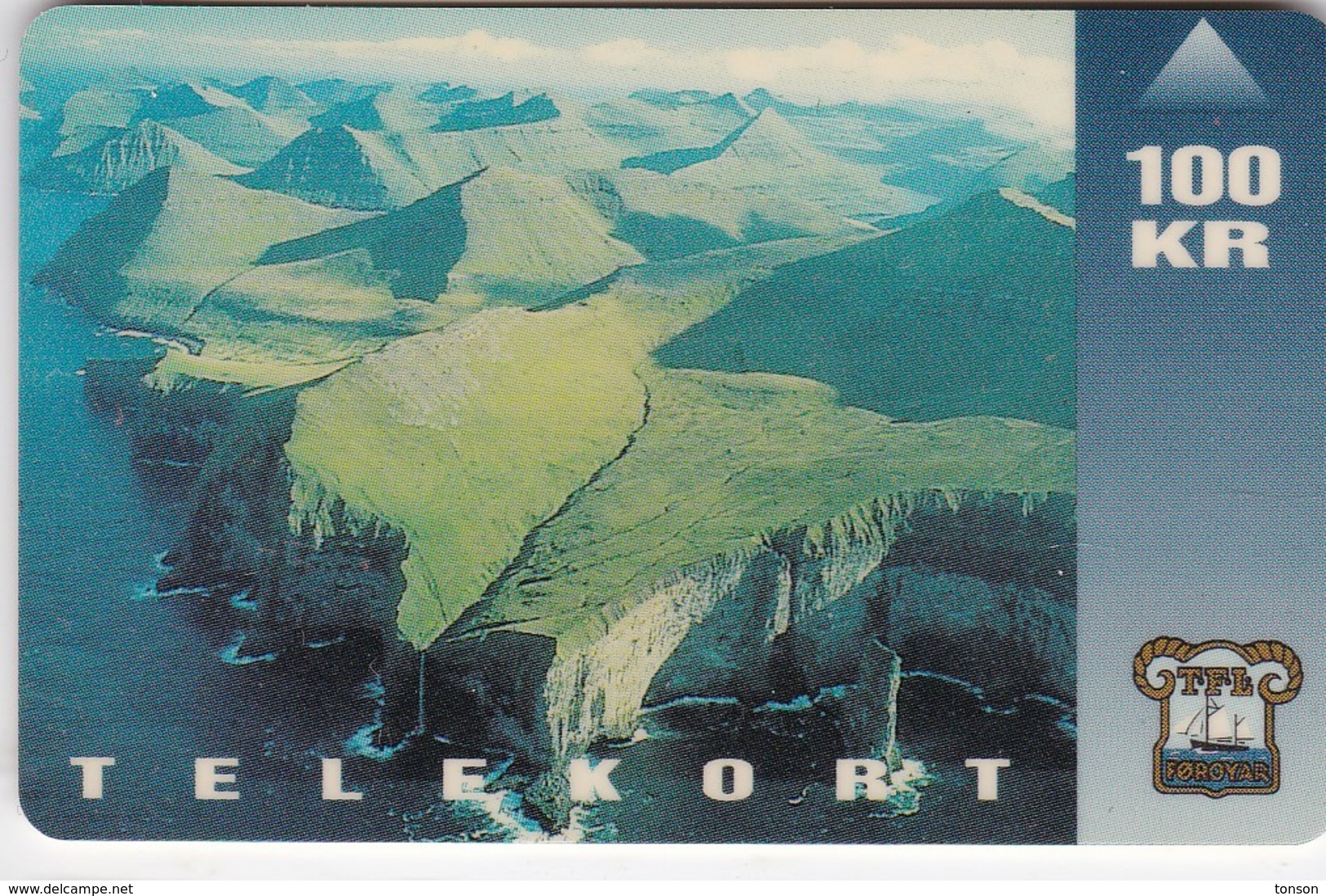 Faroe Islands, OD-003,  100 Kr , Ambadalur, 2 Scans. - Féroé (Iles)