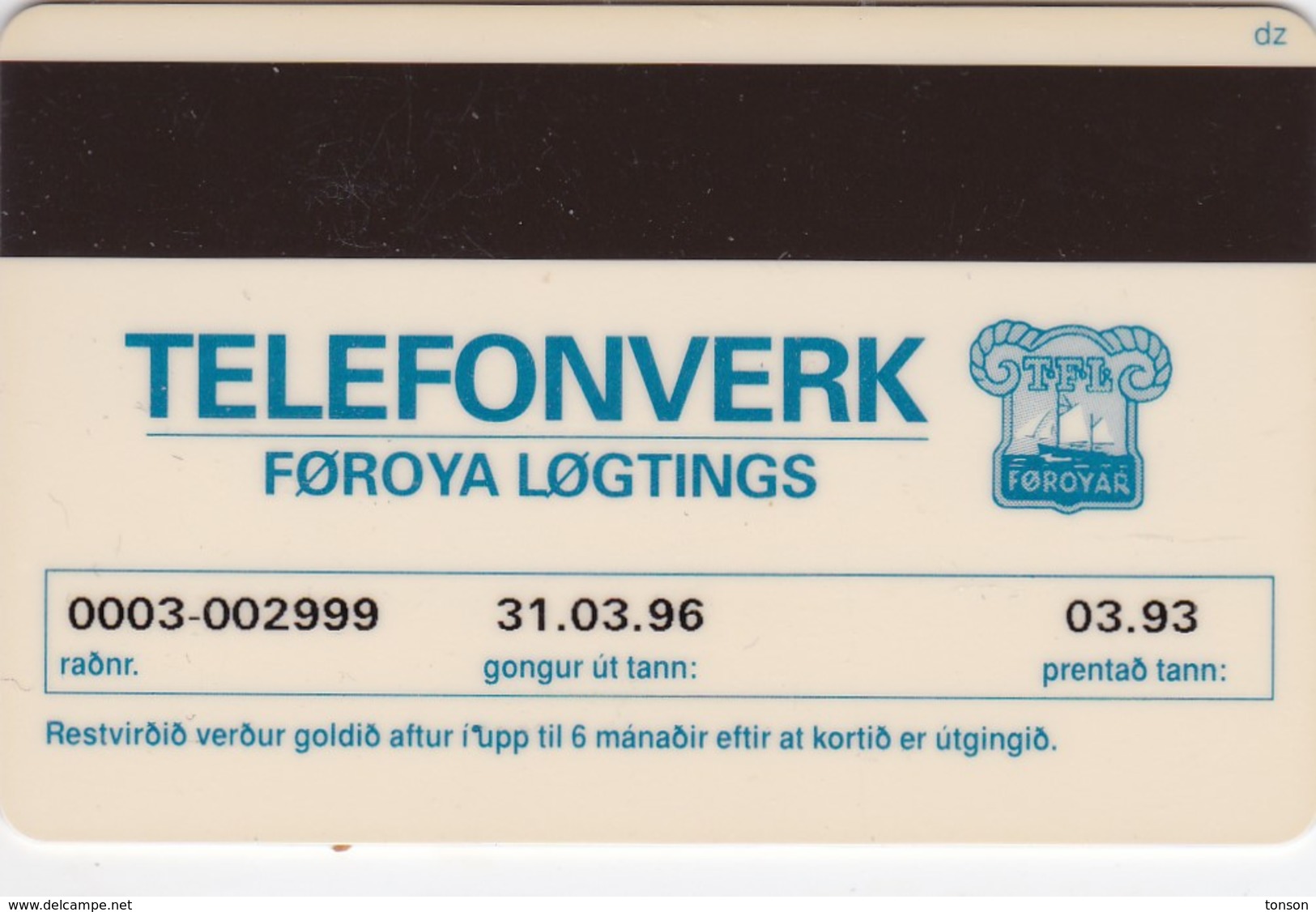 Faroe Islands, OD-003,  100 Kr , Ambadalur, 2 Scans. - Féroé (Iles)