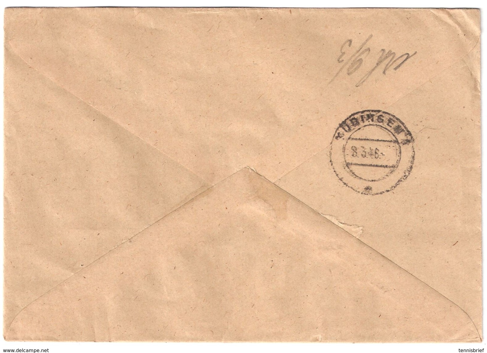 SBZ, 1946, Portogerechter Reko-Bf.  , #8792 - Storia Postale