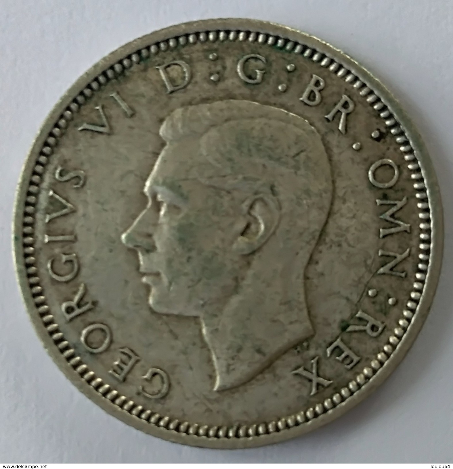 SIX PENCE - 1942 - GEORGES VI - Argent - - H. 6 Pence