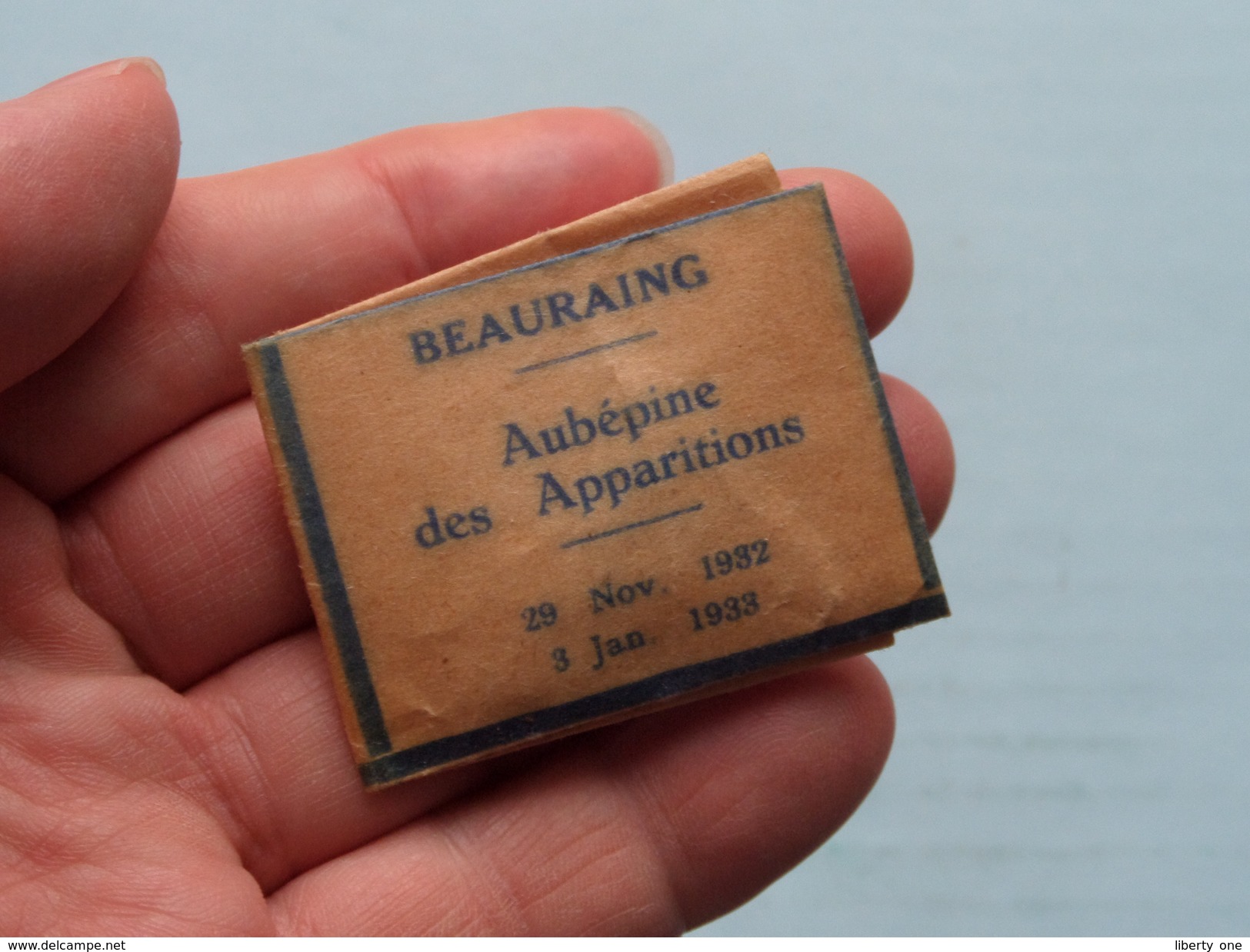 BEAURAING Aubépine Des Apparitions 29 Nov 1932 - 3 Jan 1933 ( RELIKWIE - RELIQUIARIO - RELIC - RELIQUARY - RELIQUAIRE ) - Religion & Esotérisme