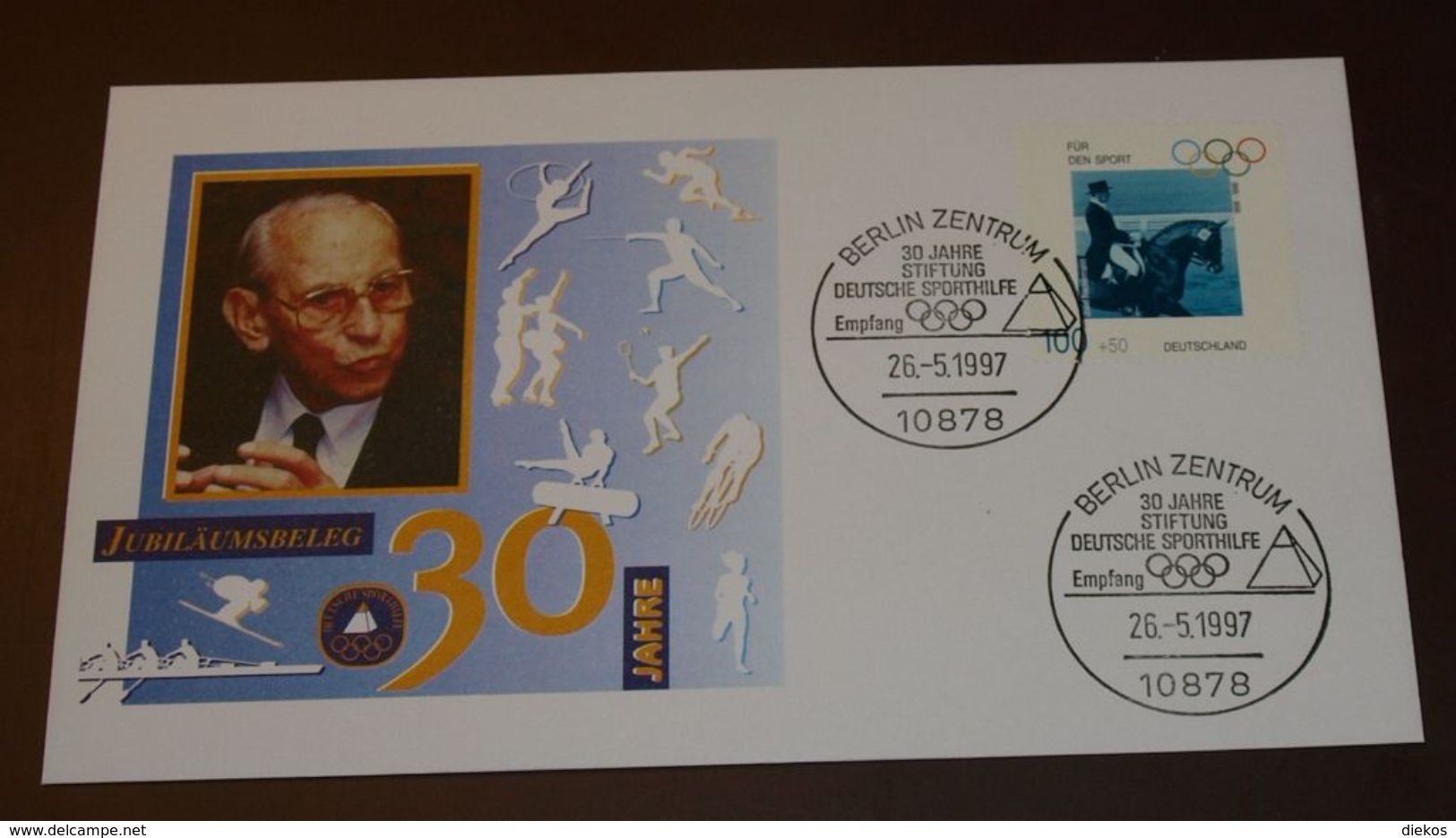 Bund FDC Für Den Sport Neckermann #cover4010 - Reitsport