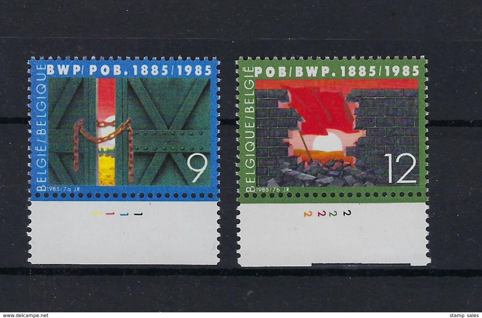 N°2167/2168 (pltn°) MNH ** POSTFRIS ZONDER SCHARNIER SUPERBE - 1981-1990