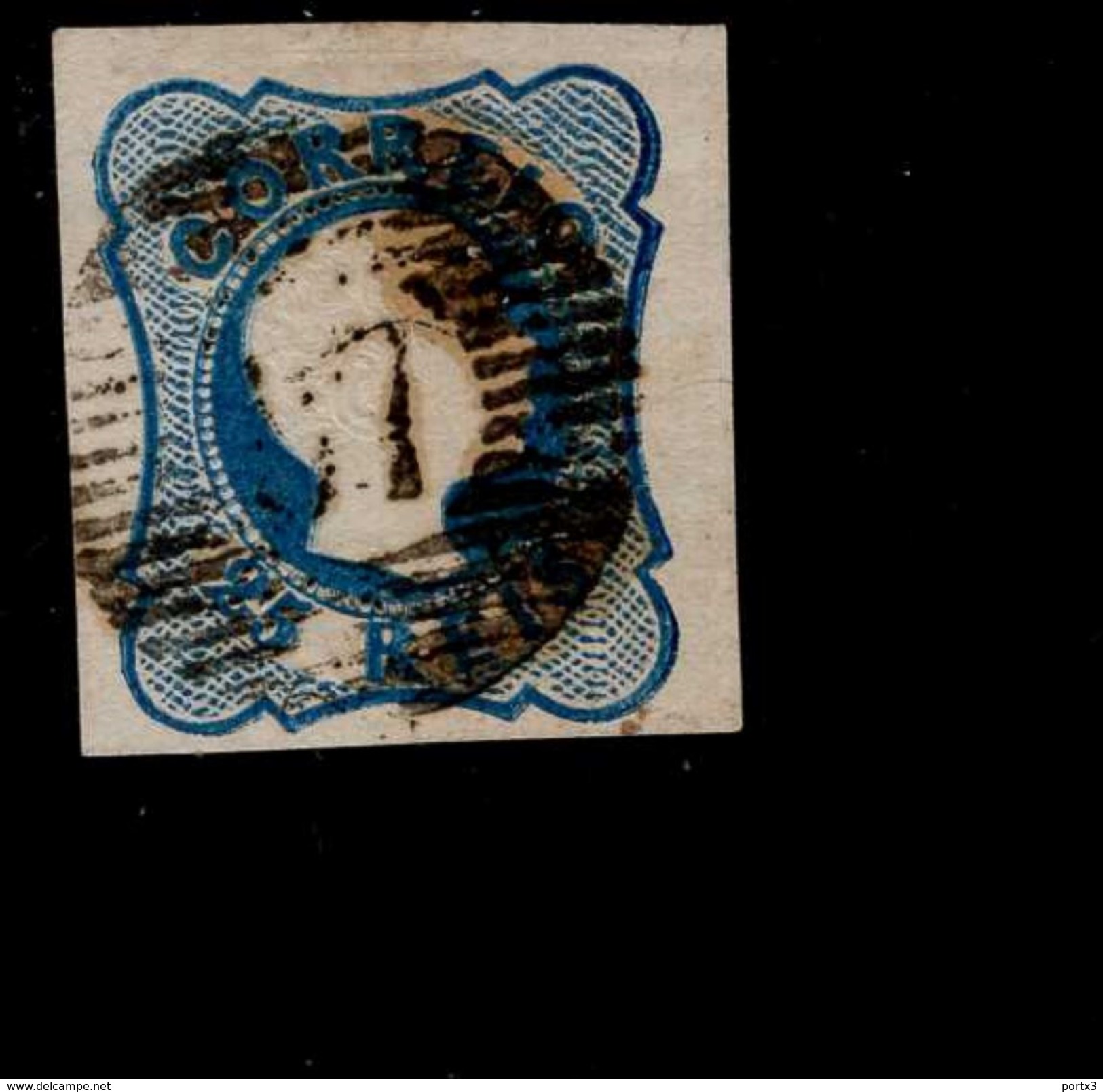 Portugal 06 II König Pedro V Used  Gestempelt (2) - Used Stamps