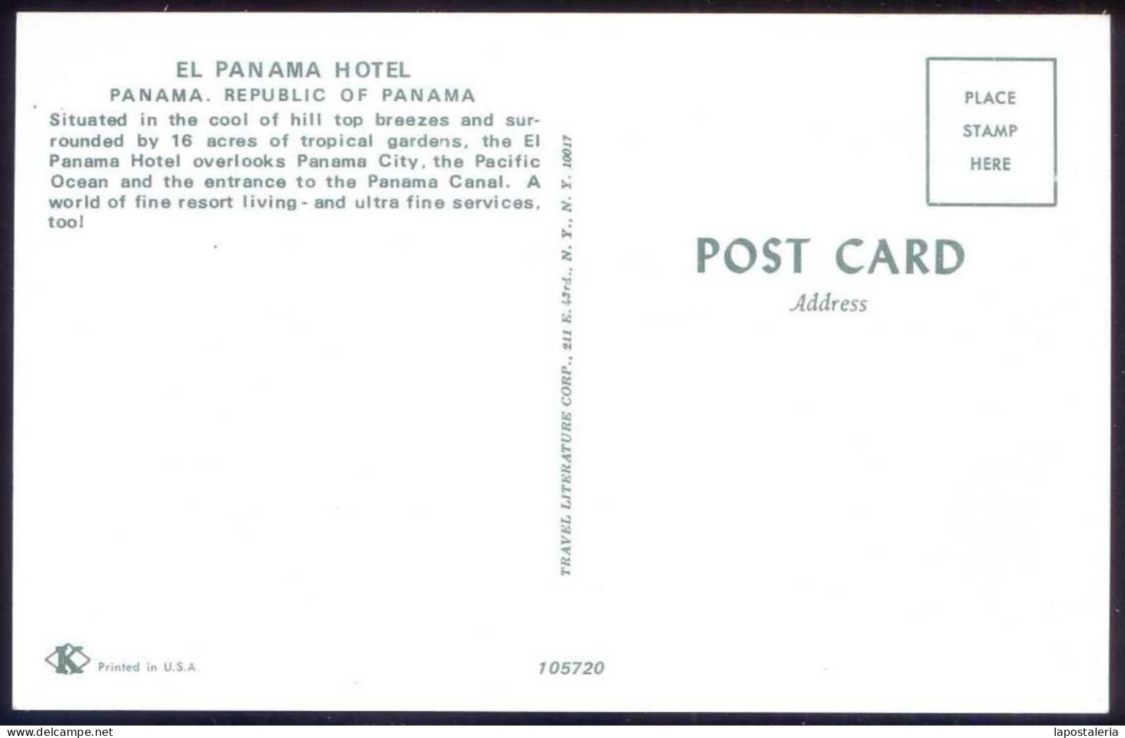 Panamá City. *El Panama Hotel* Nueva. - Panamá