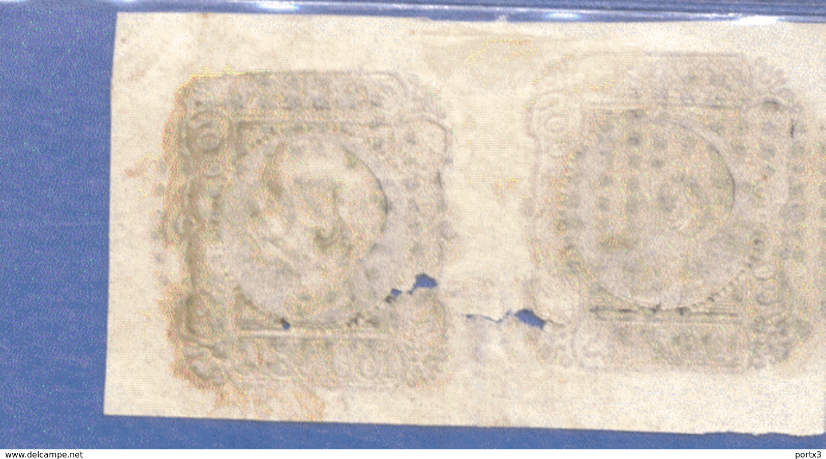 Portugal 08 Paar König Pedro V Used  Gestempelt (11) - Used Stamps