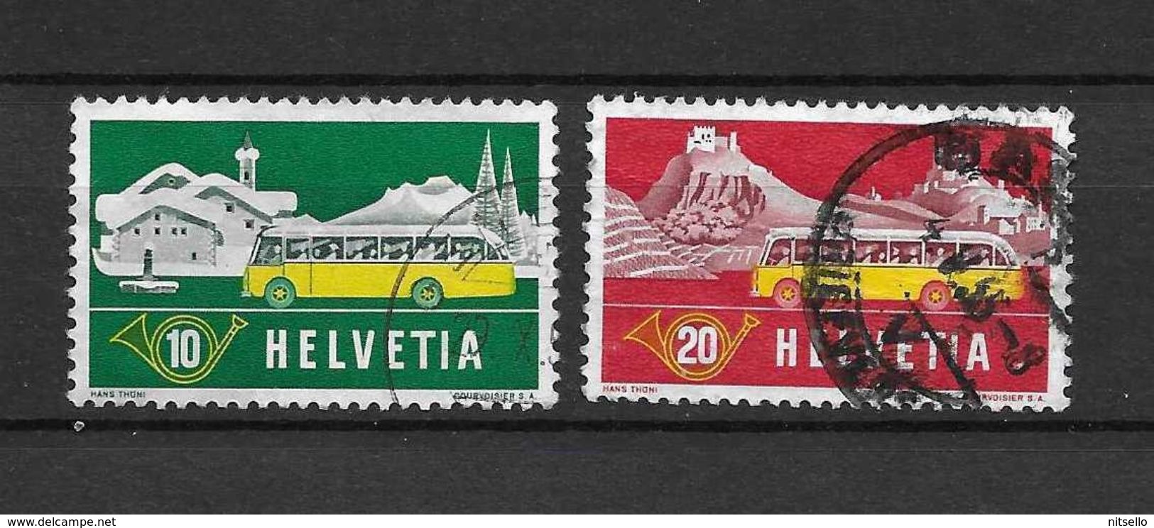 LOTE 1530   ///   (C010)  SUIZA  1953   YVERT Nº: 537/538 - Gebraucht