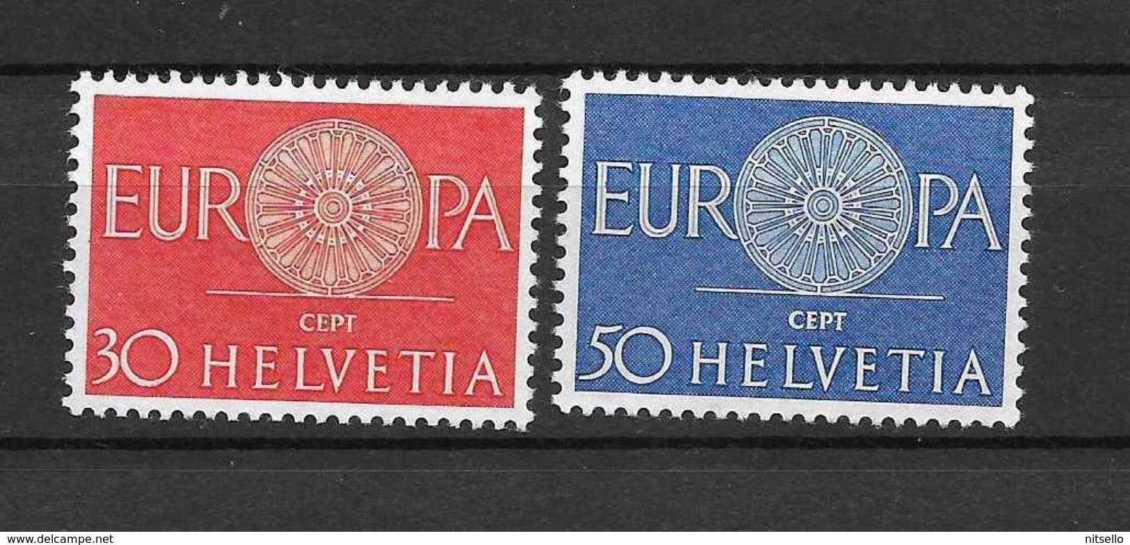 LOTE 1530   ///   (C010)  SUIZA  1959   YVERT Nº: 666/667  **MNH - Unused Stamps