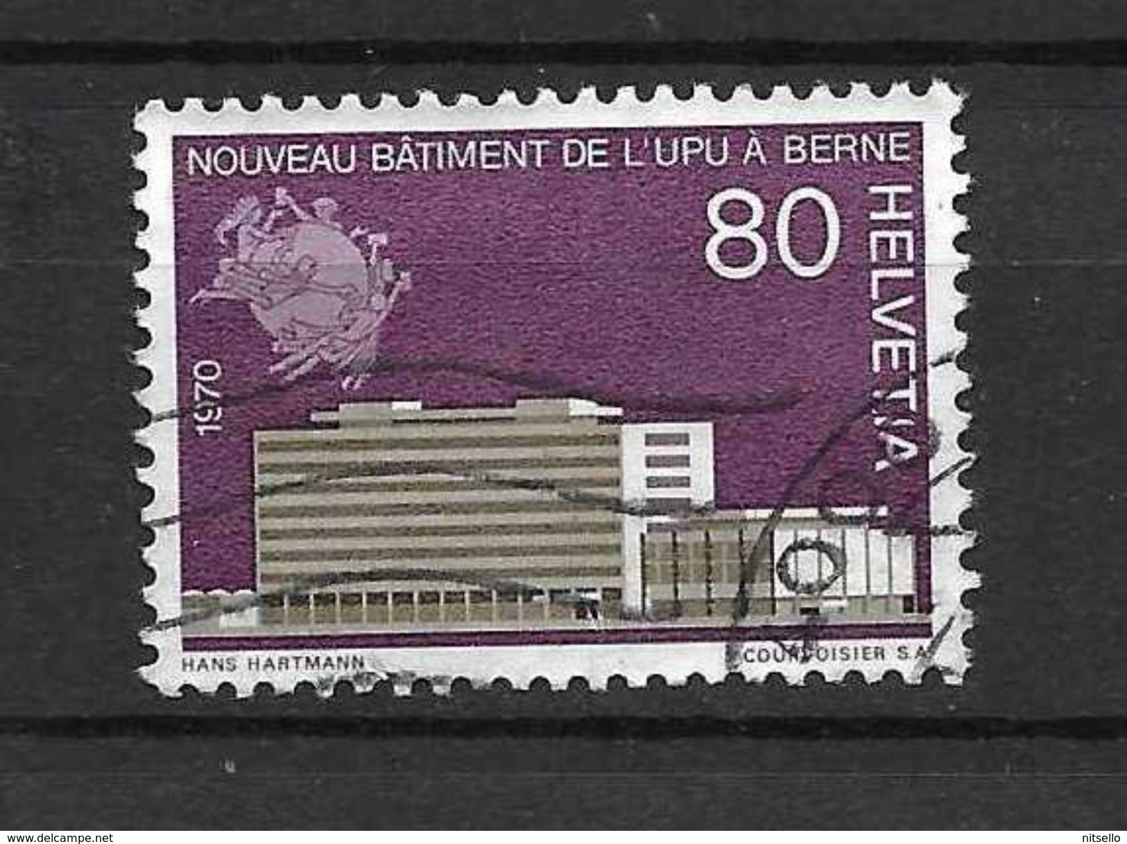 LOTE 1530   ///   (C010)  SUIZA  1970   YVERT Nº: 854 - Used Stamps