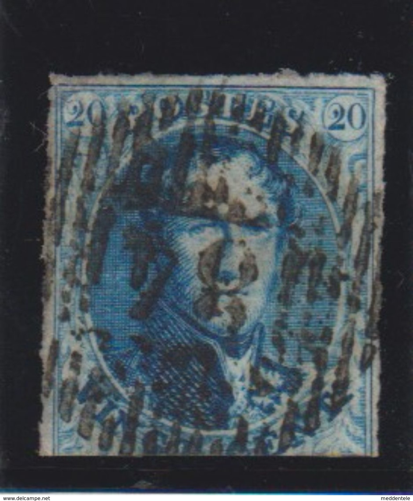 Belgique N°11A 20c Oblit. D84 ORCHIMONT Pour Marges Voir Scans RR COBA +50 - 1858-1862 Medallones (9/12)