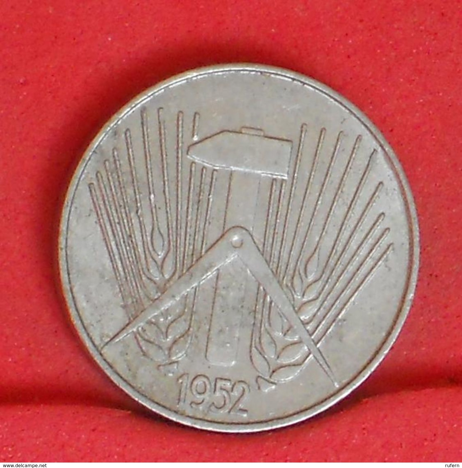 GERMANY DEMOCRATIC REPUBLIC 5 PFENING 1952 E -    KM# 6 - (Nº19299) - 5 Pfennig