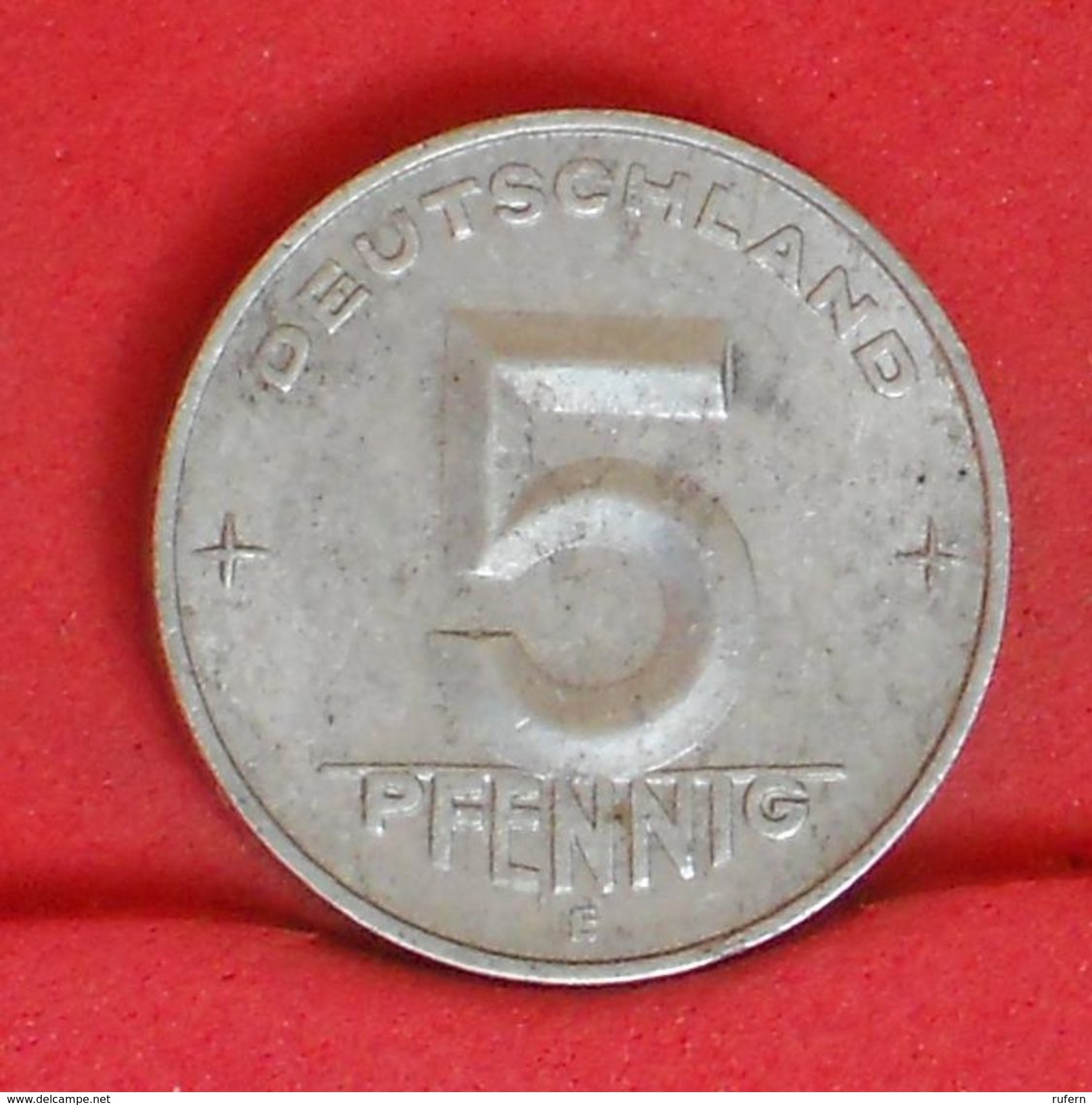 GERMANY DEMOCRATIC REPUBLIC 5 PFENING 1952 E -    KM# 6 - (Nº19299) - 5 Pfennig