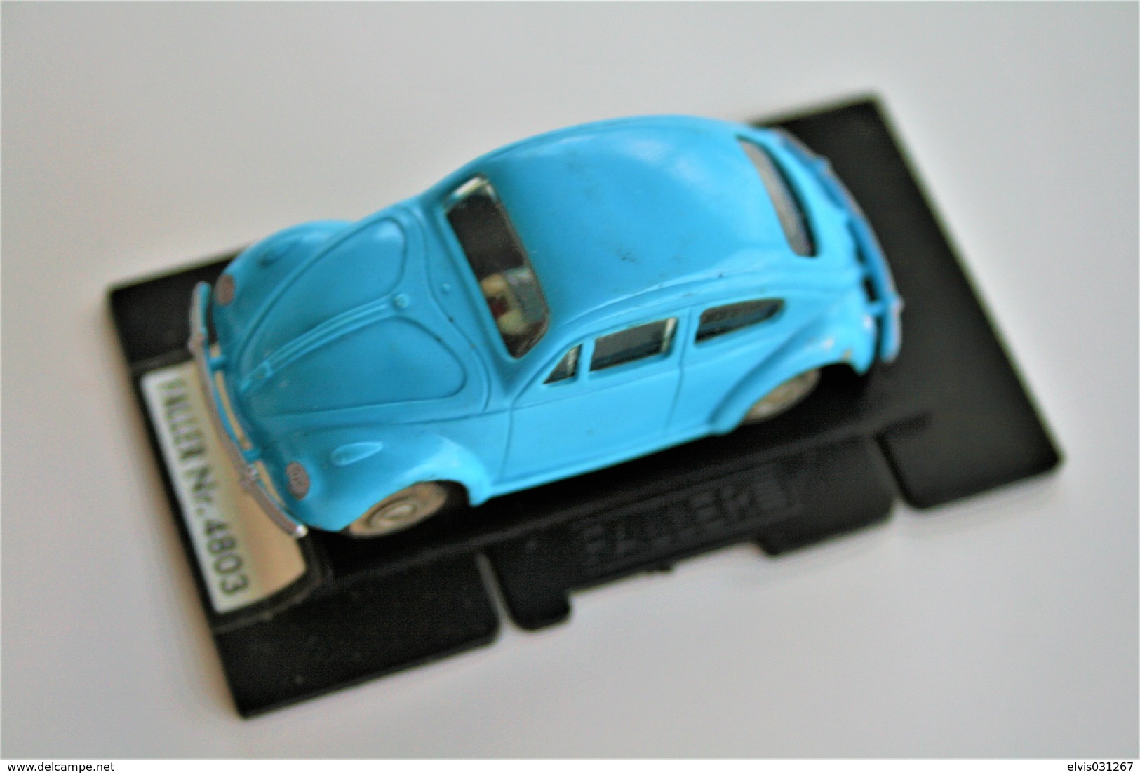 FALLER AMS 4803 Type 1 VW Beetle - VW Bug - Blue - 1950-60's With Original Box - Circuits Automobiles