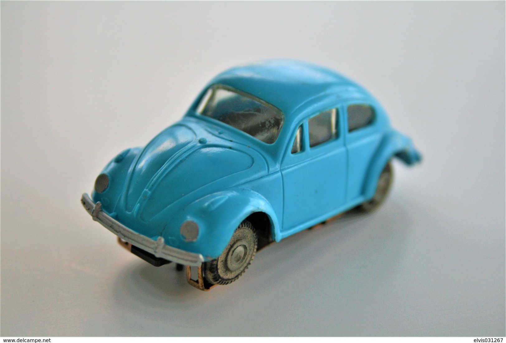 FALLER AMS 4803 Type 1 VW Beetle - VW Bug - Blue - 1950-60's With Original Box - Circuits Automobiles