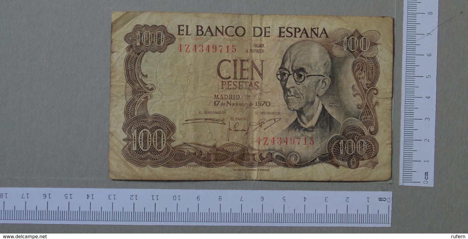 SPAIN 100 PESETAS 1970 -       (Nº19310) - 100 Pesetas