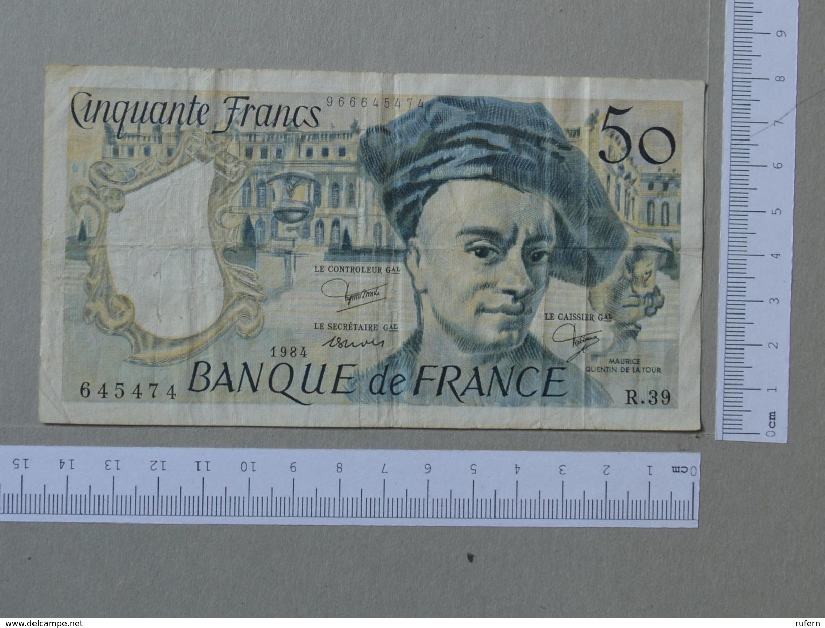 FRANCE 50 FRANCS 1984 -       (Nº19314) - 50 F 1976-1992 ''Quentin De La Tour''