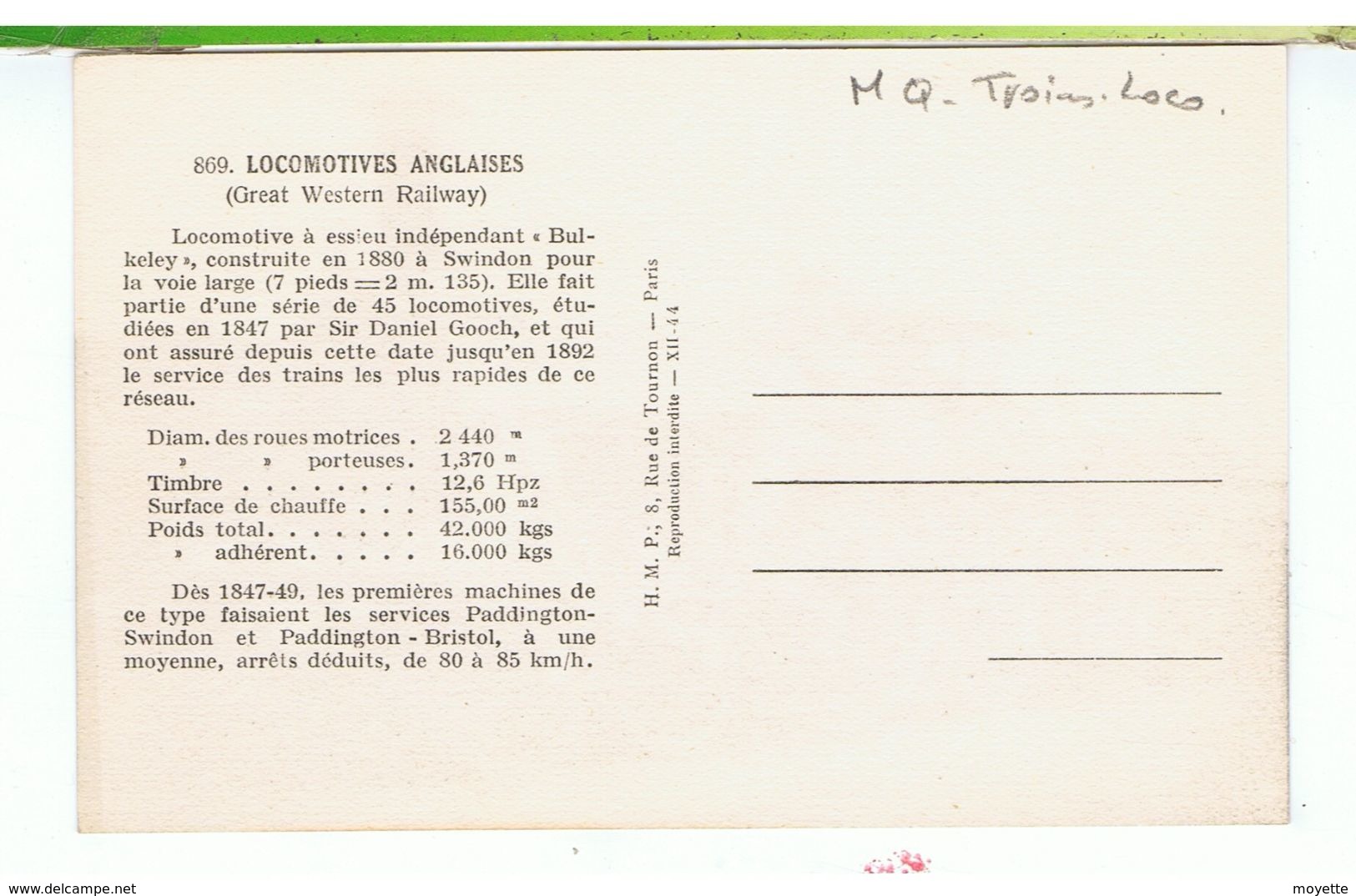 CPA-TRAINS-LOCOMOTIVES DES ETATS -ATLANTIC COAST LINE-MACHINE 1808-VAPEUR SURCHAUFFÉE-CONSTRUITE EN 1838-CLICHE BALDWIN- - Eisenbahnen