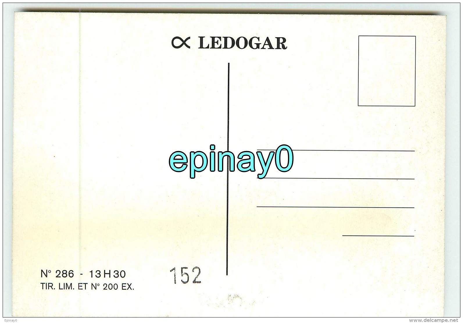 ILLUSTRATEUR  - LEDOGAR - Tirage 200 éxemplaires - Ledogar