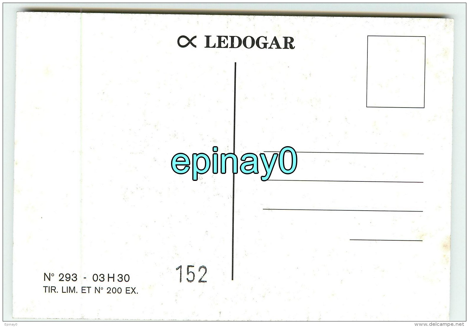 ILLUSTRATEUR  - LEDOGAR - Tirage 200 éxemplaires - Ledogar