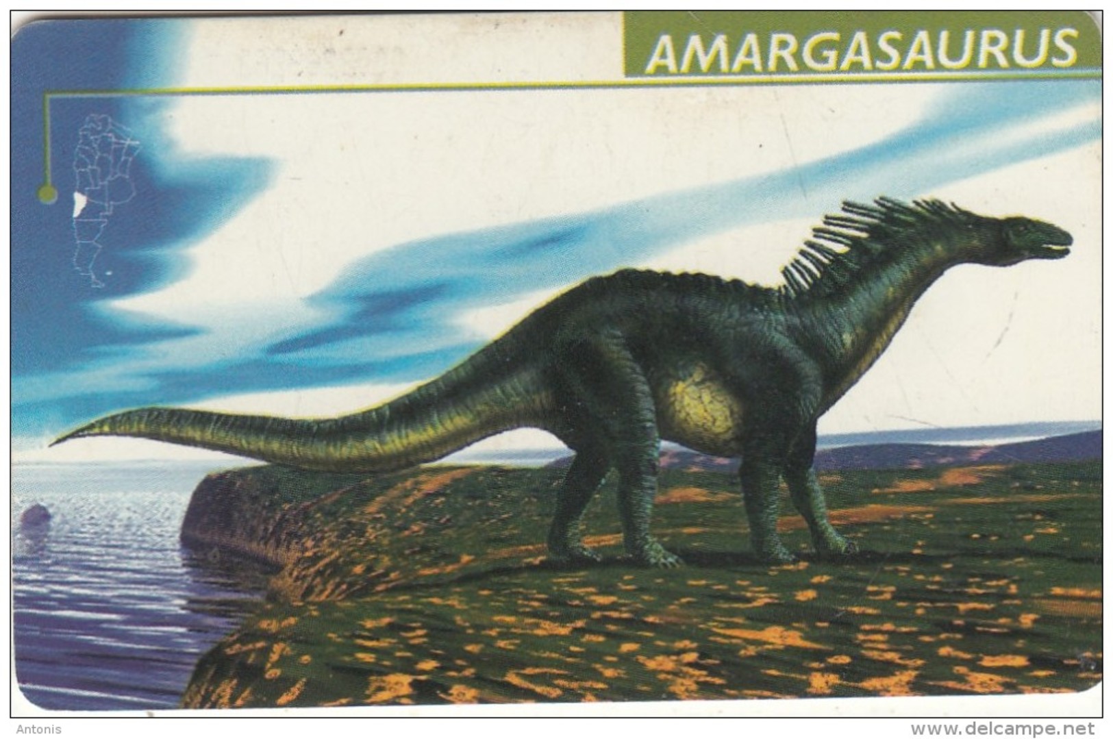 ARGENTINA(chip) - Amargasaurus, Telefonica Telecard(F 78), 07/97, Used - Argentina