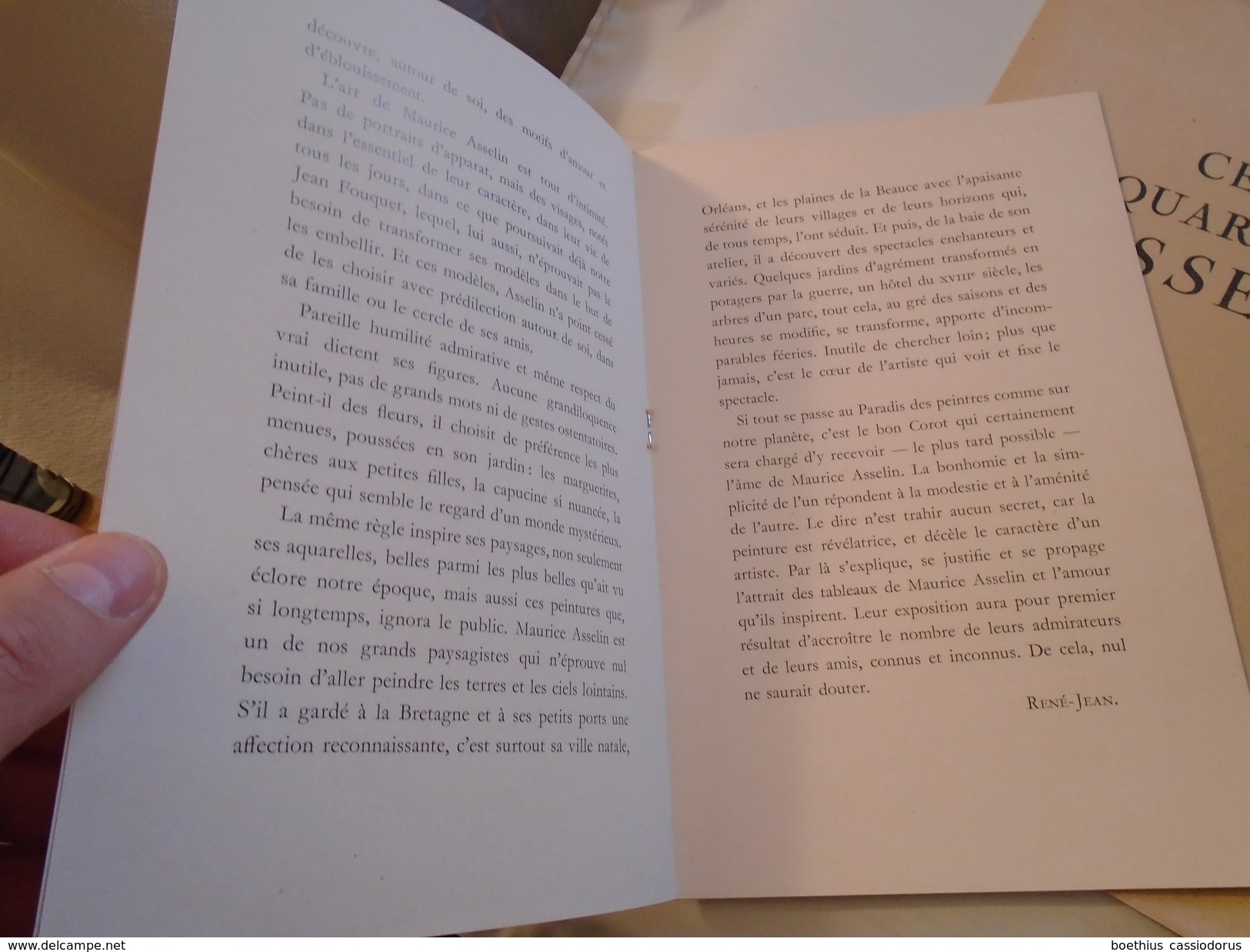MAURICE ASSELIN 2 Petites Plaquettes Référençant 100 + 50 De Ses Oeuvres. - Art