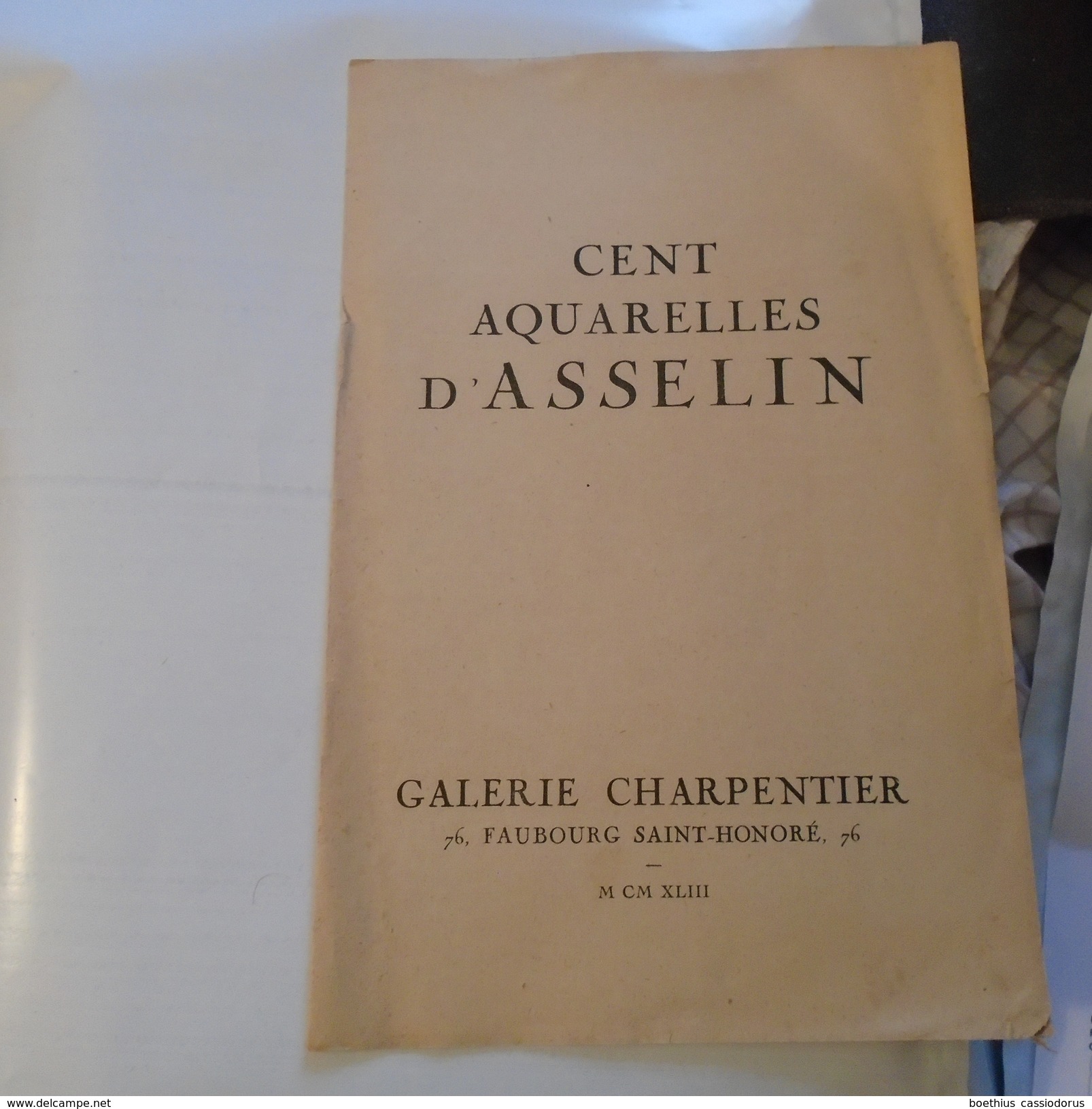 MAURICE ASSELIN 2 Petites Plaquettes Référençant 100 + 50 De Ses Oeuvres. - Art