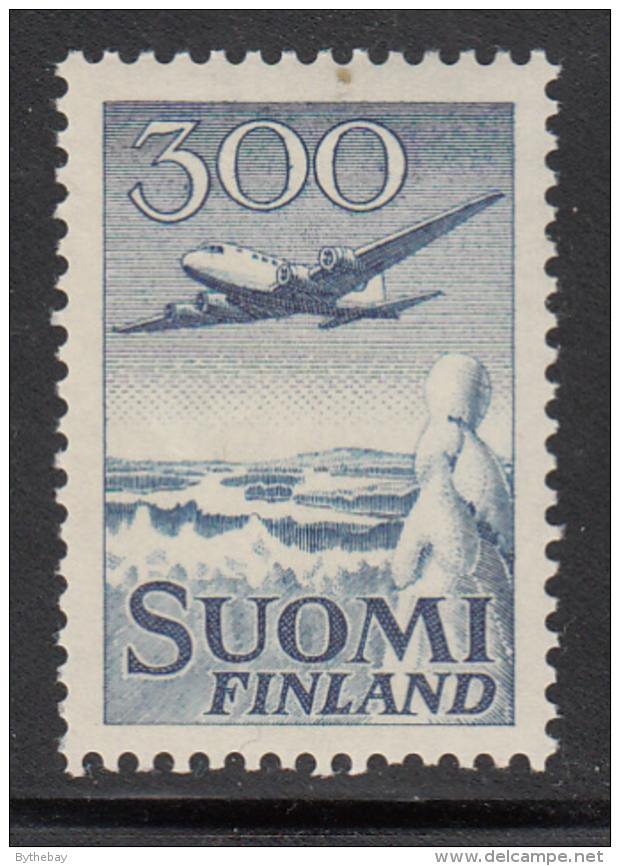 Finland 1958 MNH Scott #C4 300(m) Douglas DC-6 - Nuevos