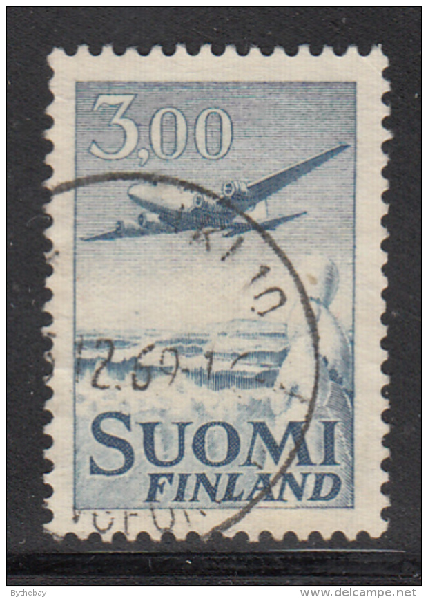 Finland 1963 Used Scott #C9a 3m Douglas DC-6 - Oblitérés