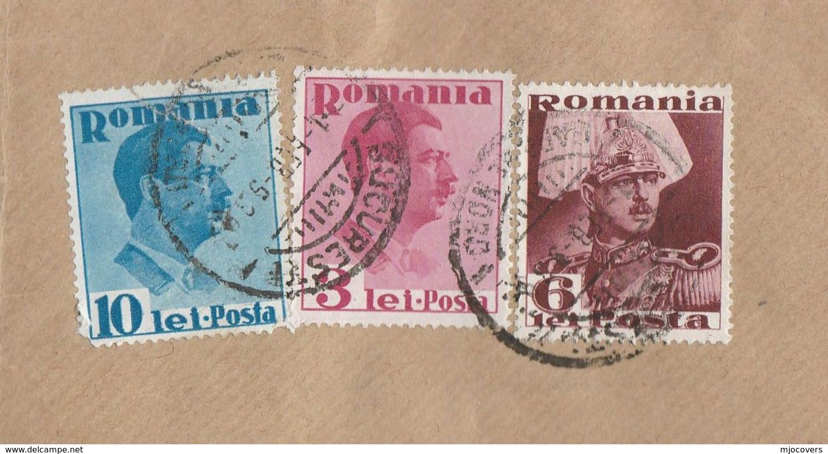 1938 ROMANIA Stamps COVER To GB - Covers & Documents