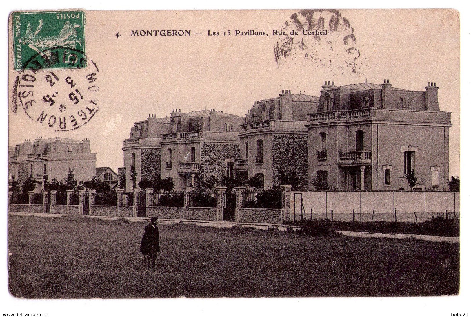 D048 - ,Montgeron - Les 13 Pavillons Rue De Corbeil - E.L.D. - N°4 - Montgeron