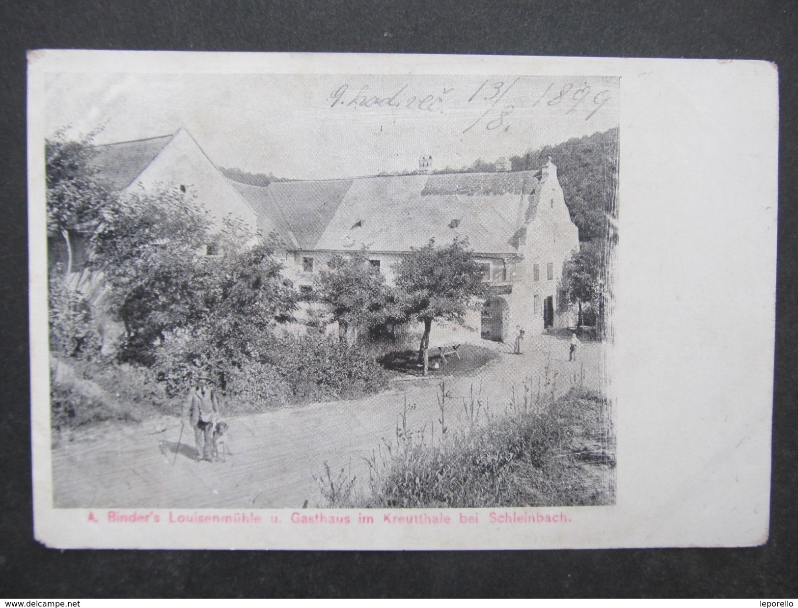AK SCHLEINBACH KREUTTAL B. Mistelbach Kreutthale Luisen Mühle 1899  /// D*28874 - Mistelbach