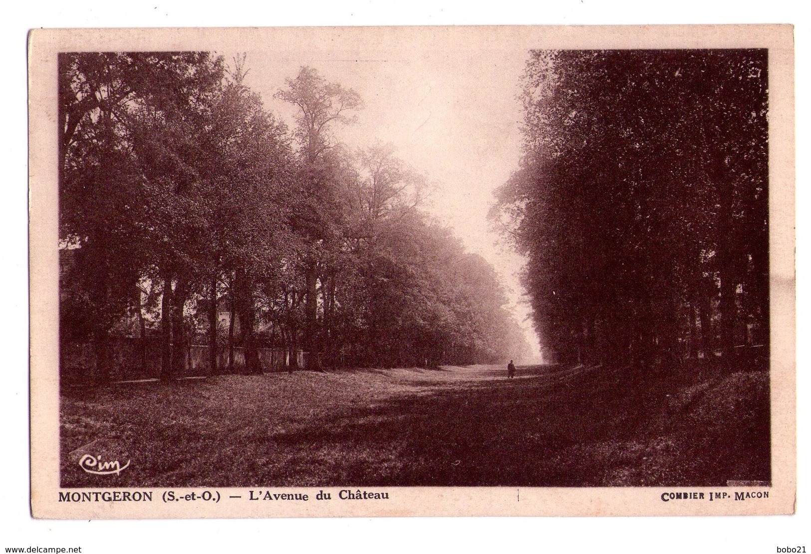 D052 - Montgeron S&O - L'avenue Du Château - Combier Imp. à Macon - Montgeron