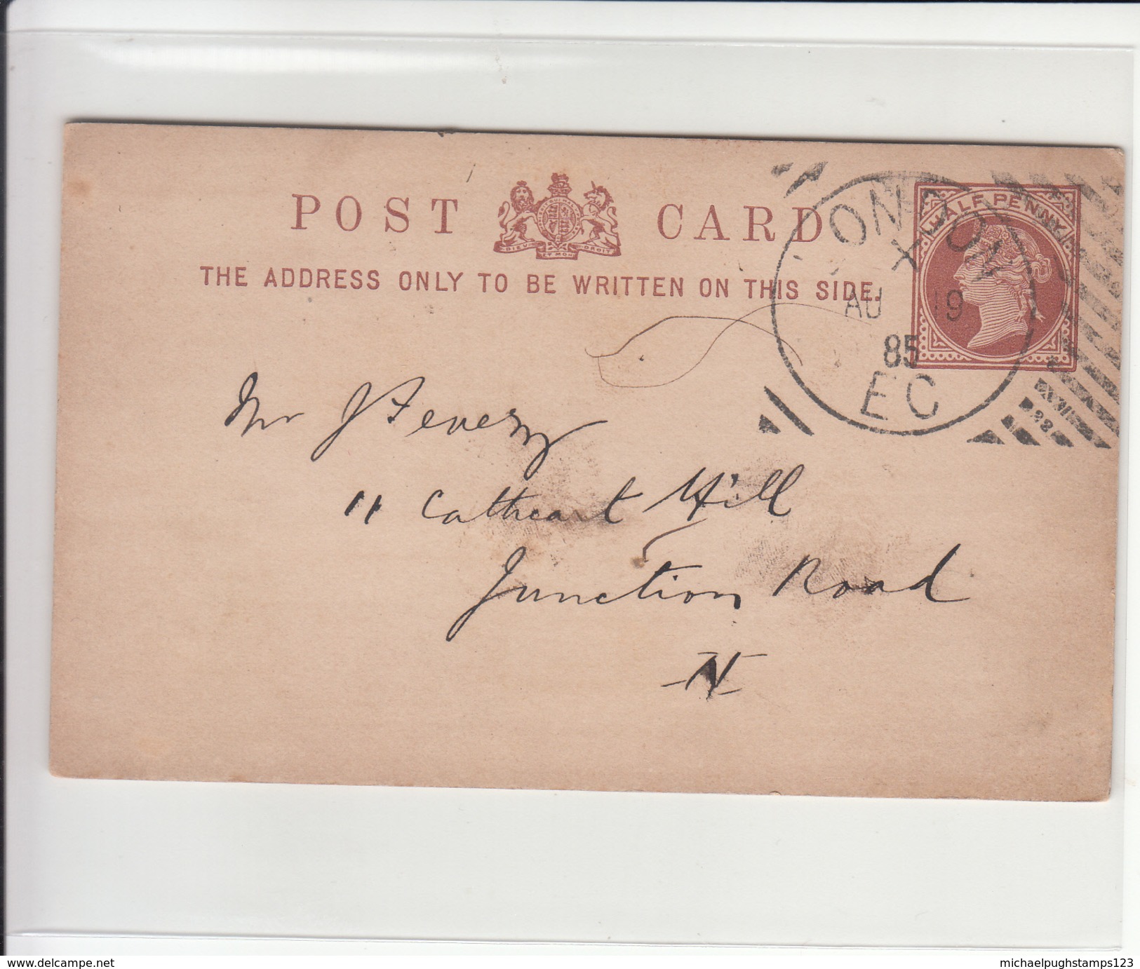 G.B. / Stationery / Hoster Postmarks - Other & Unclassified