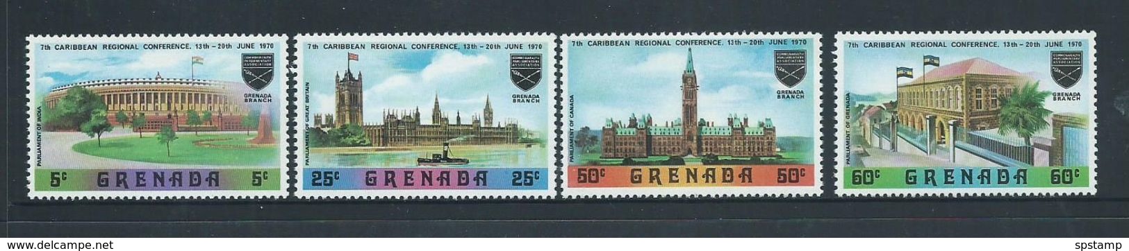 Grenada 1970 Parliament Association Set 4 MNH - Grenada (...-1974)